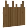 Voir la diapositive 2 : VIDAXL Tete de lit murale Marron miel 82,5x3x80 cm Bois massif de pin
