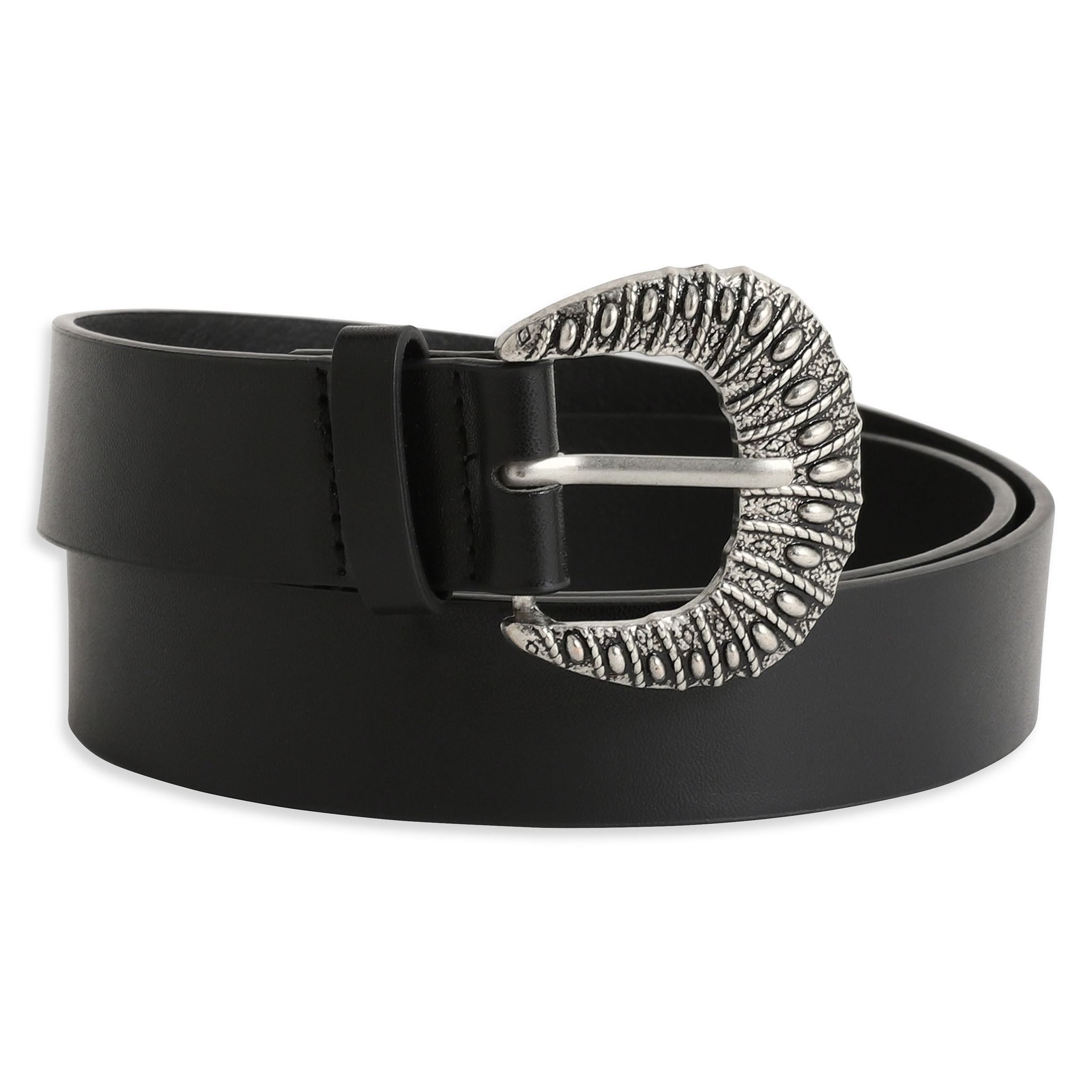 Ceinture Maison Blanche Marché Noir Fleur Noir Femme XXS 29,5 Cm - Ceinture Ajustable à Perles