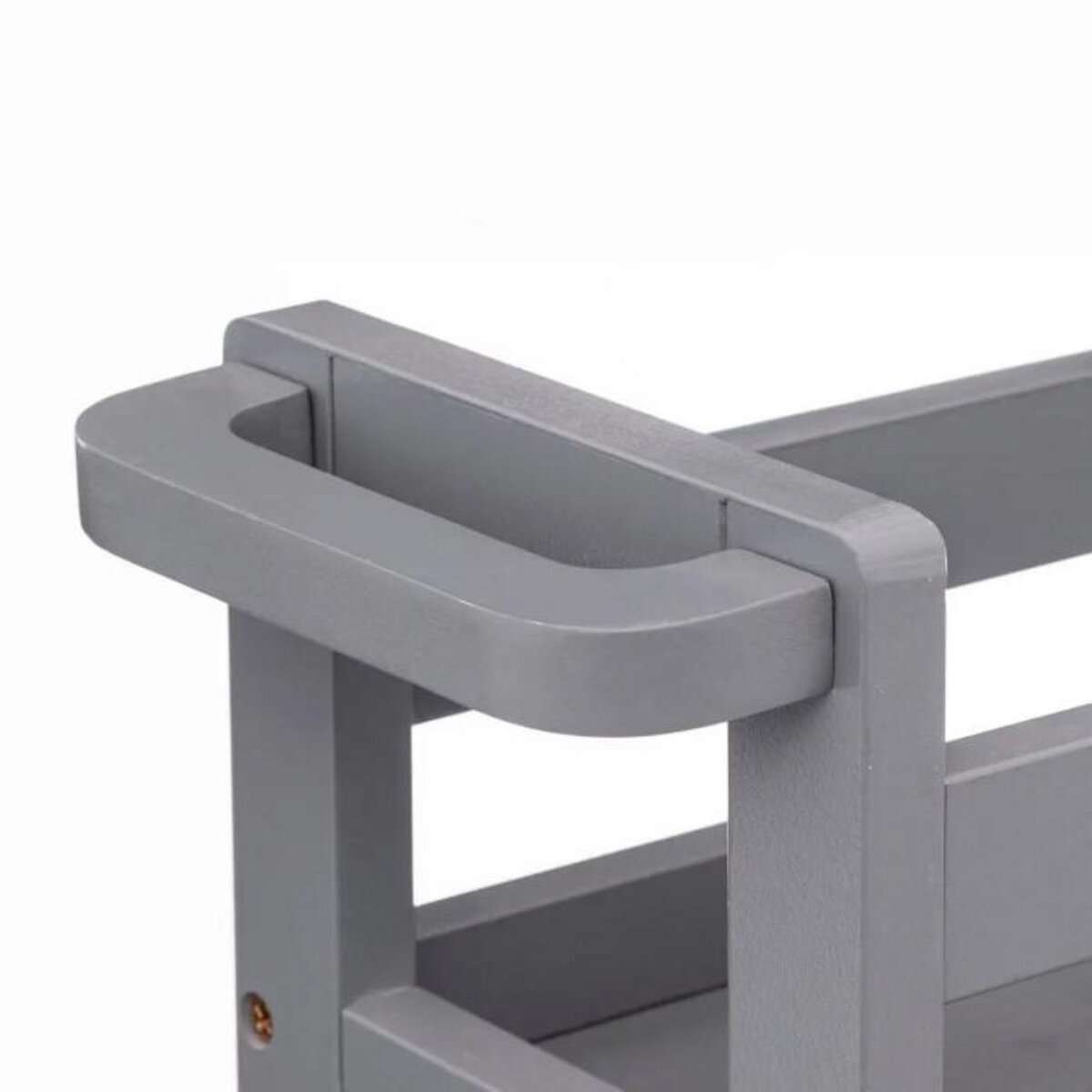 FIVE Desserte de Cuisine  3 Niveaux  75cm Gris Béton