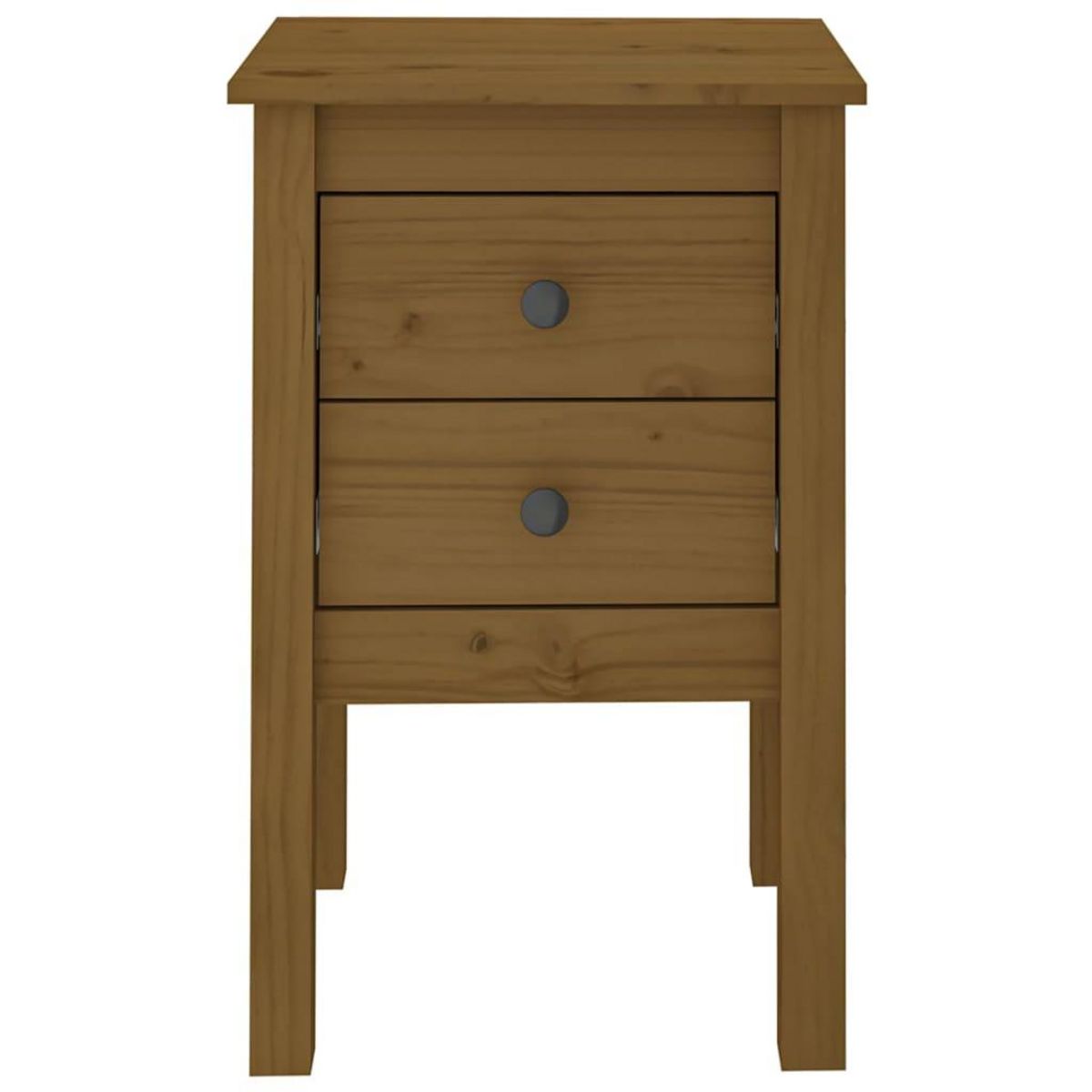VIDAXL Table de chevet Marron miel 40x35x61,5 cm Bois de pin solide