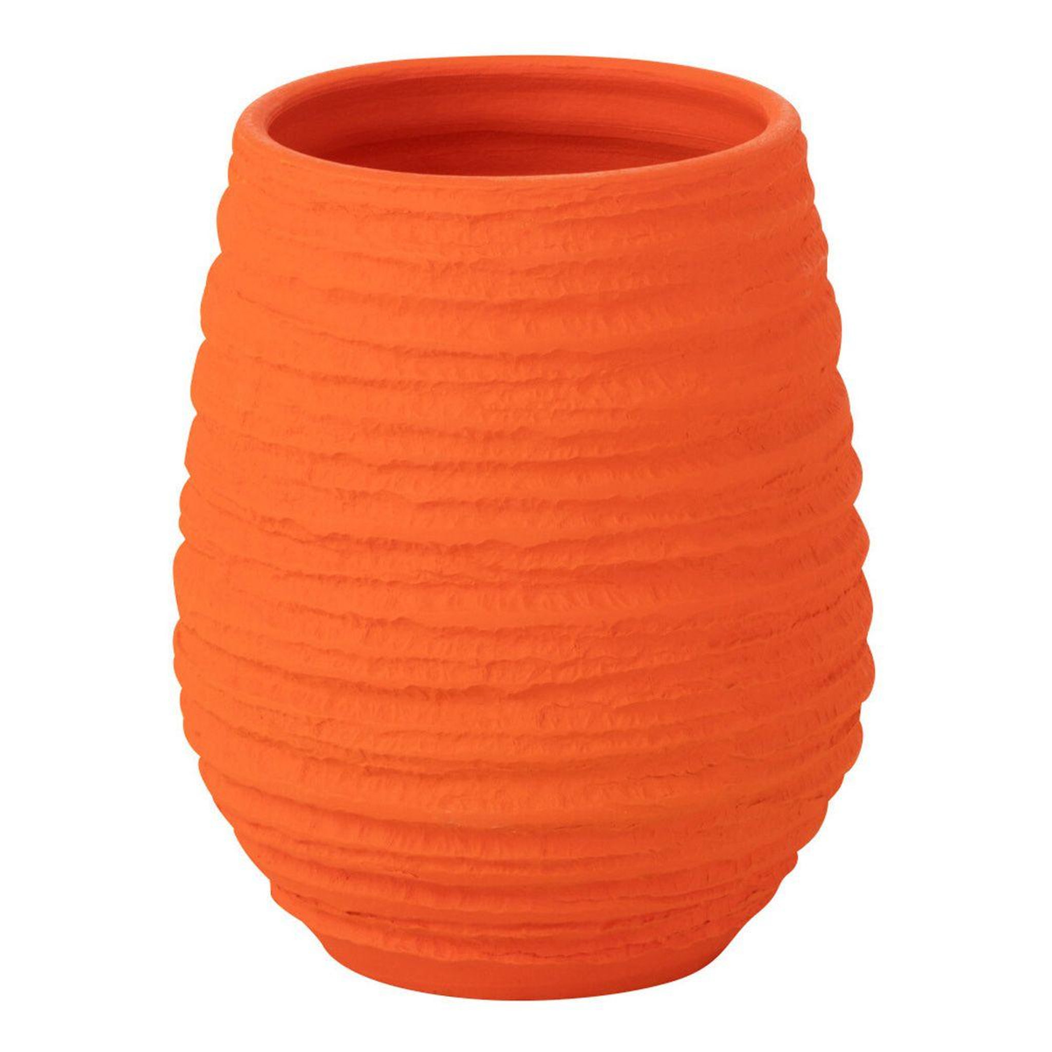 J-LINE Vase en céramique  fiesta  23cm orange
