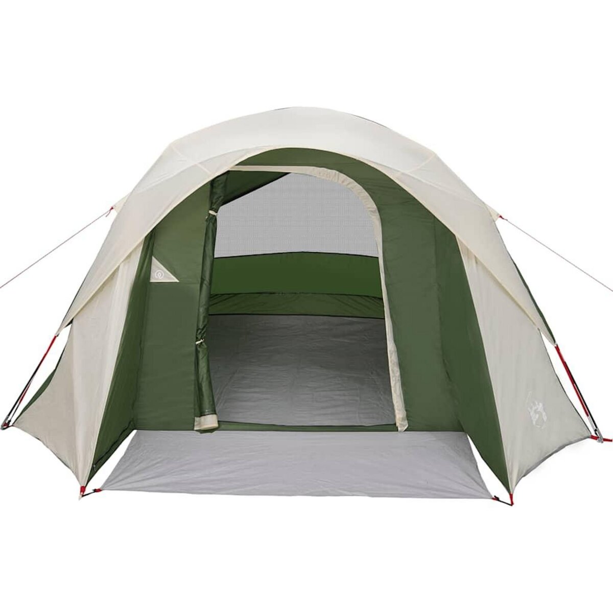 VIDAXL Tente de camping de cabine 4 personnes vert impermeable
