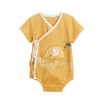 Petit Béguin Barboteuse bébé Hawaiki. Coloris disponibles : Jaune