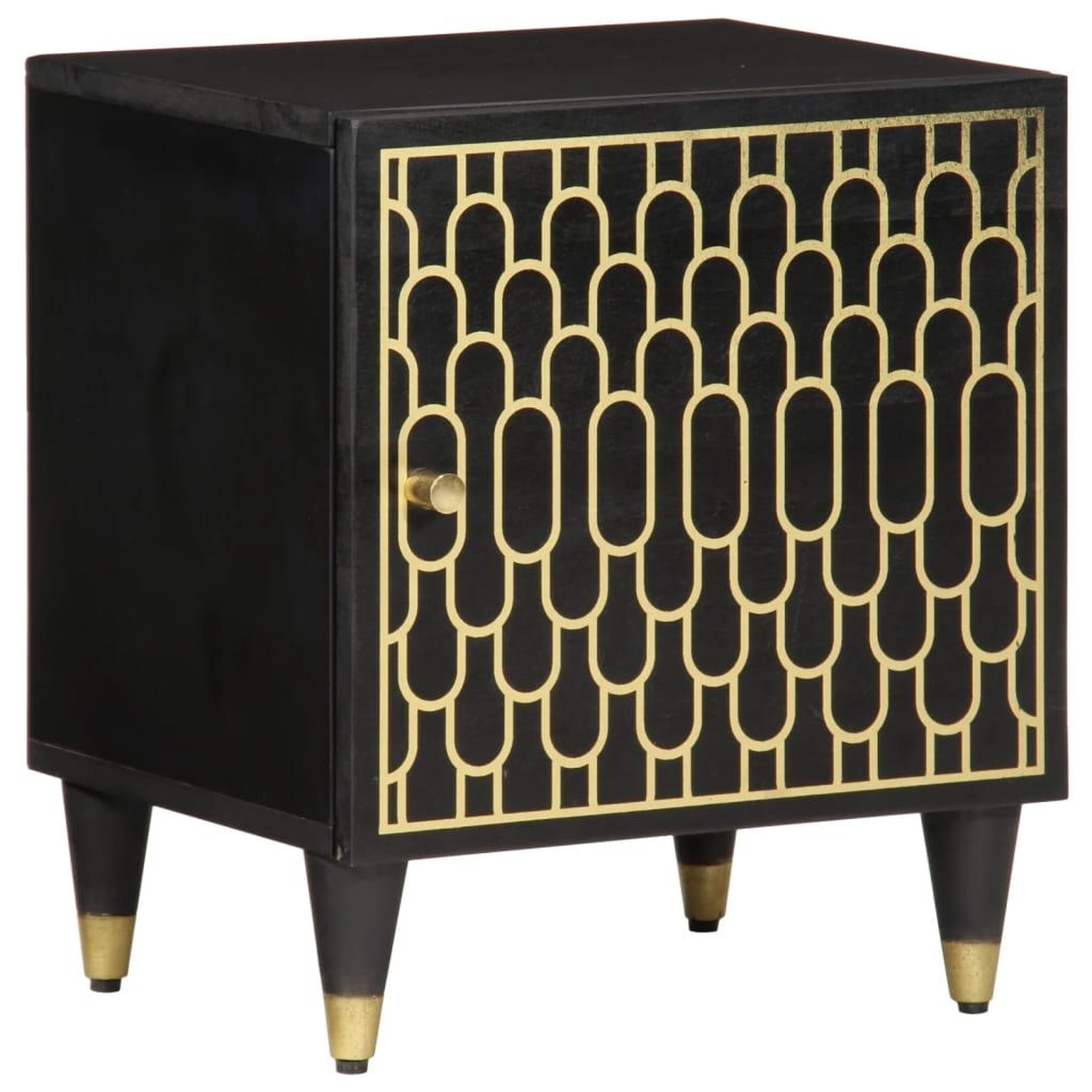 VIDAXL Table de chevet 40x33x46 cm Bois de manguier solide
