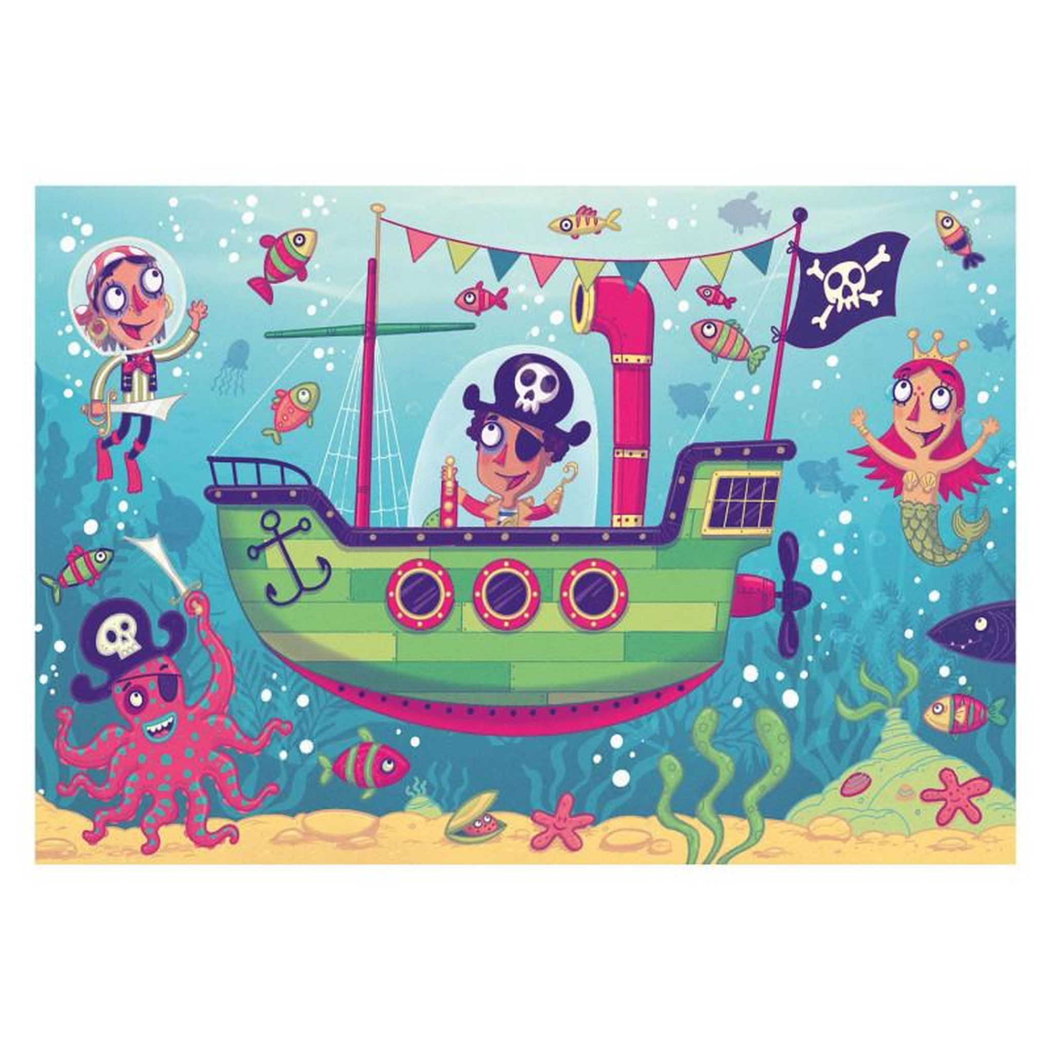 Voir la diapositive 3 : RAVENSBURGER Ravensburger Puzzle & Play - Land in Sight, 2x24st. 55920