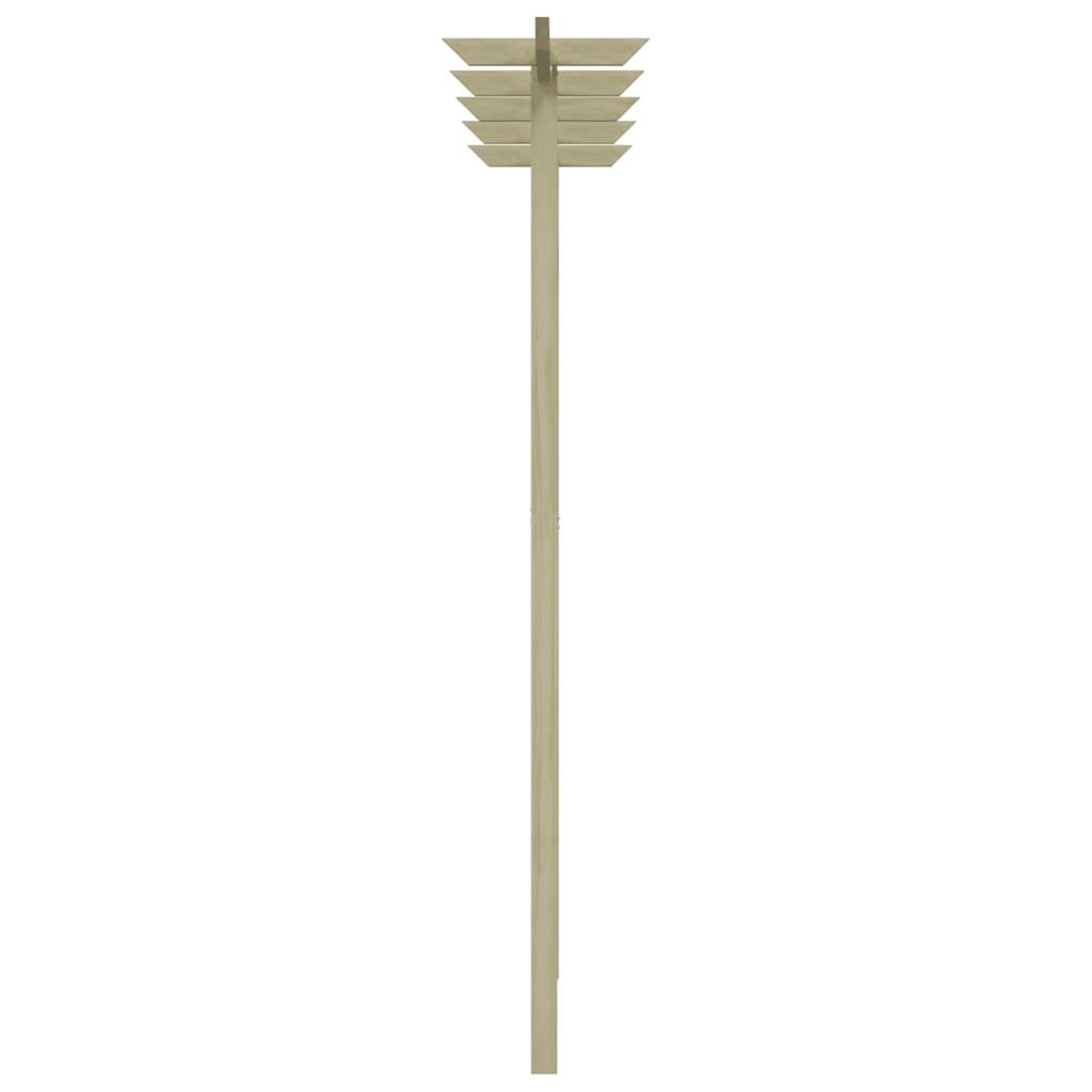 Voir la diapositive 3 : VIDAXL Pergola de jardin 205 x 40 x 203 cm Bois