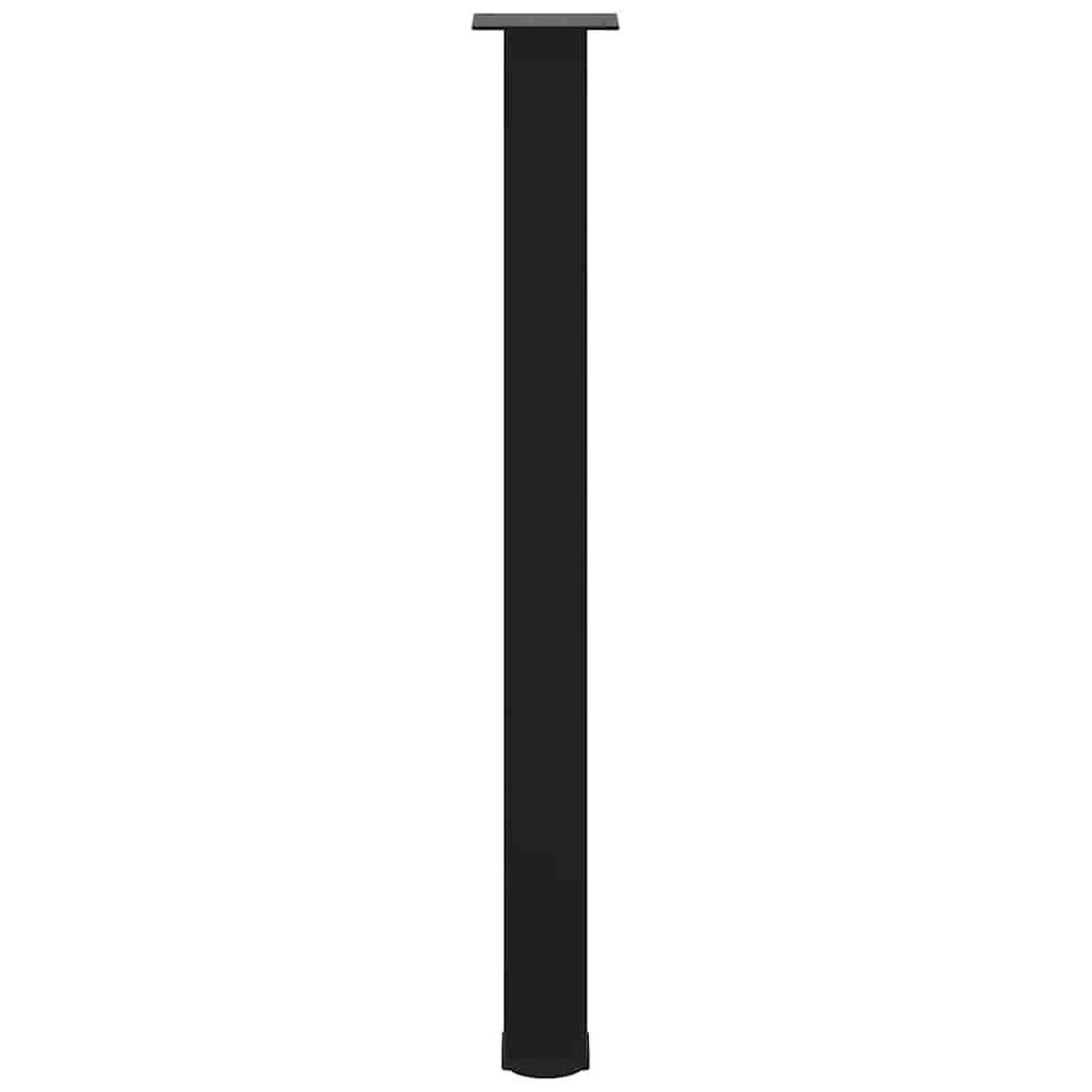 Voir la diapositive 5 : VIDAXL Pieds de table basse 4 pcs noir 90-92 cm acier
