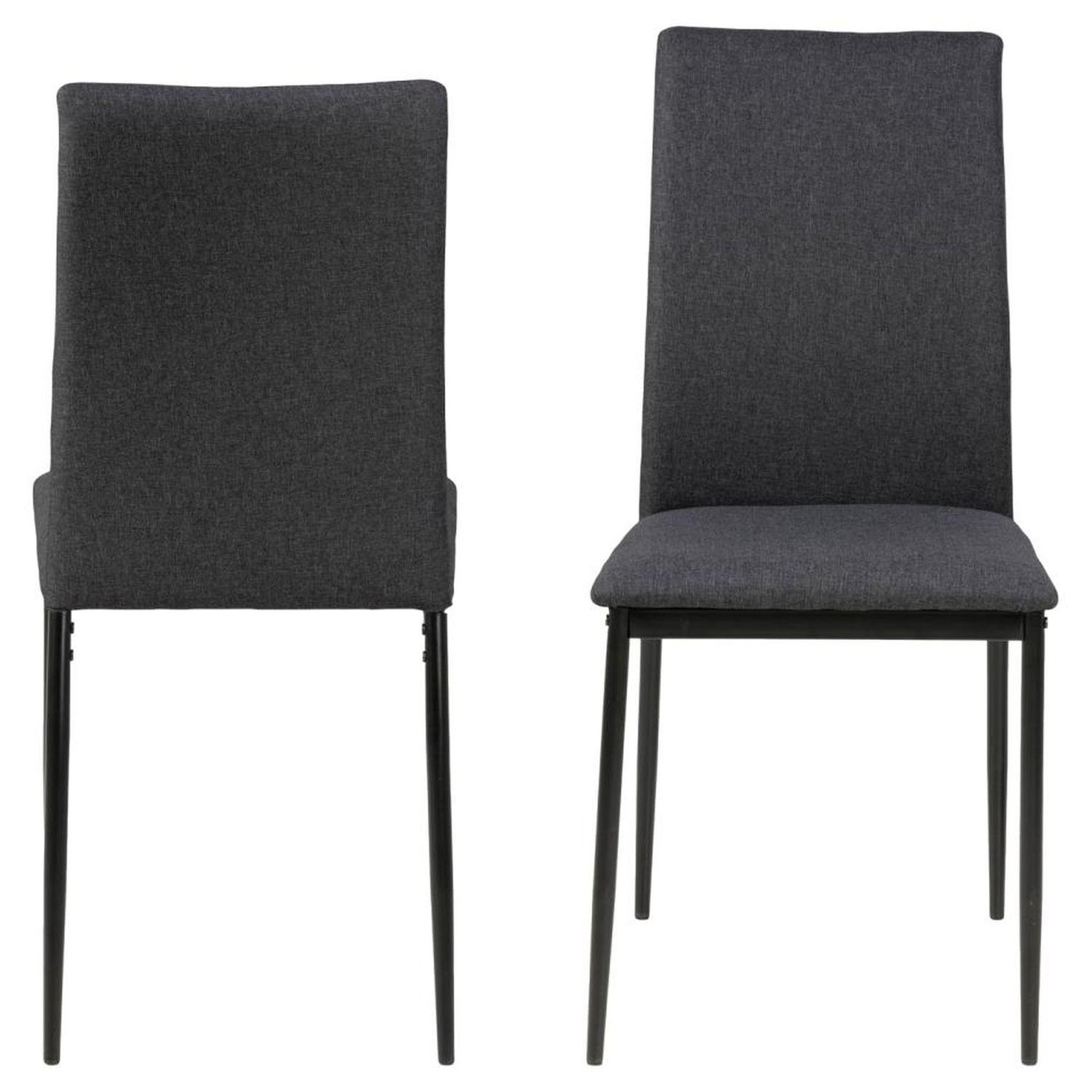 Voir la diapositive 3 : TOILINUX Lot de 4 chaises de salle à manger midena