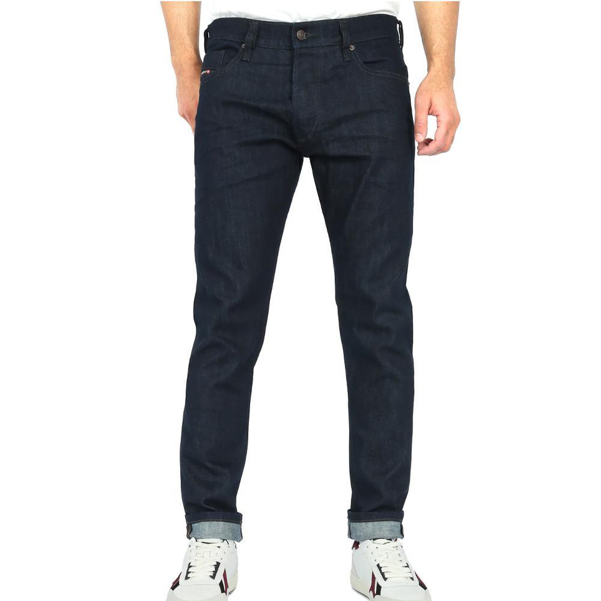 DIESEL Jean Slim Bleu Brut Homme Diesel Tepphar67. Coloris disponibles : Bleu