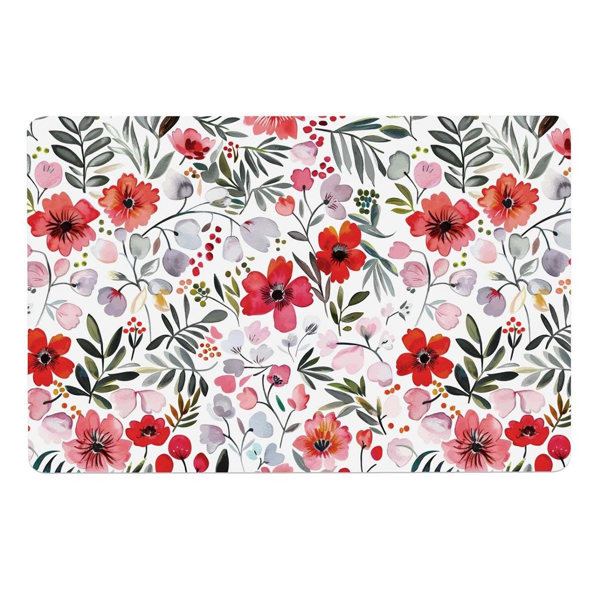 Douceur d'Intérieur Set de Table Imprimé  Jolie Fleur  28x44cm Multicolore