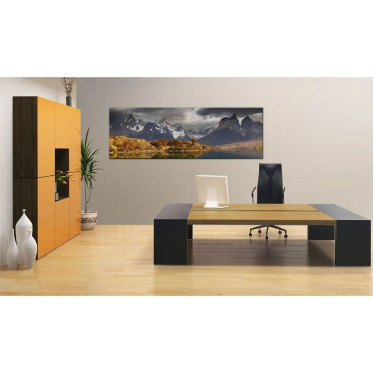 Paris Prix Tableau Imprimé  Mountain Landscape Before a Storm