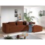 Voir la diapositive 1 : LISA DESIGN Stella - canapé d'angle - en velours côtelé - 4 places -style contemporain - droit
