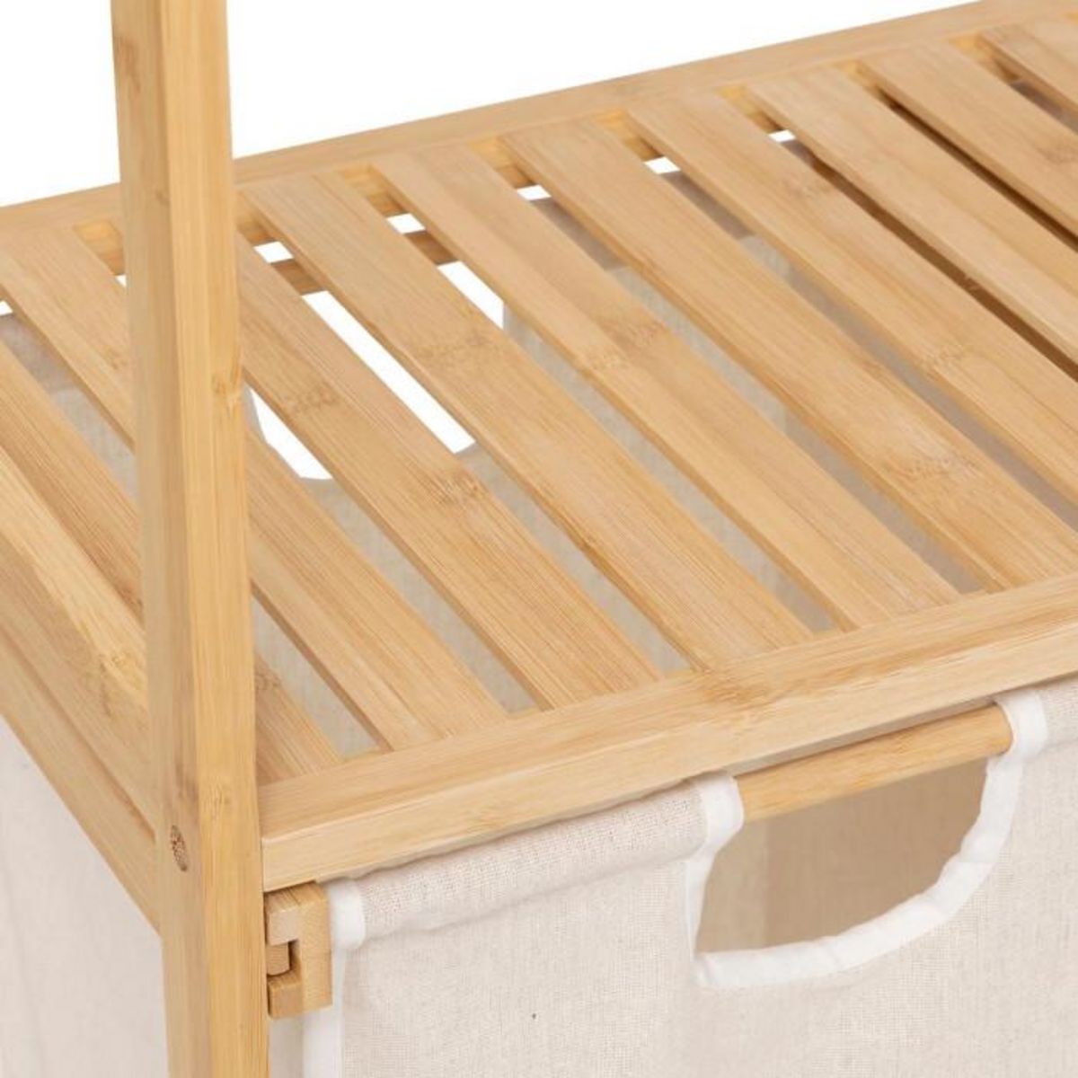 FIVE Meuble de Rangement 2 Paniers à Linge  Tidy  109cm Naturel