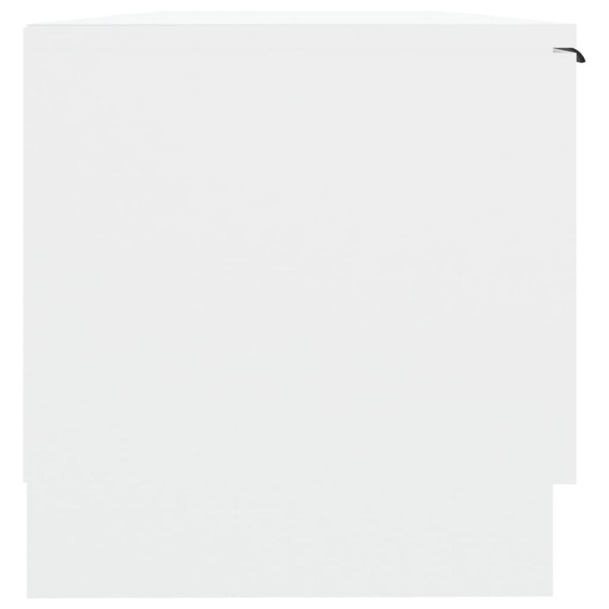 VIDAXL Meuble TV Blanc 102x35x36,5 cm Bois d'ingenierie