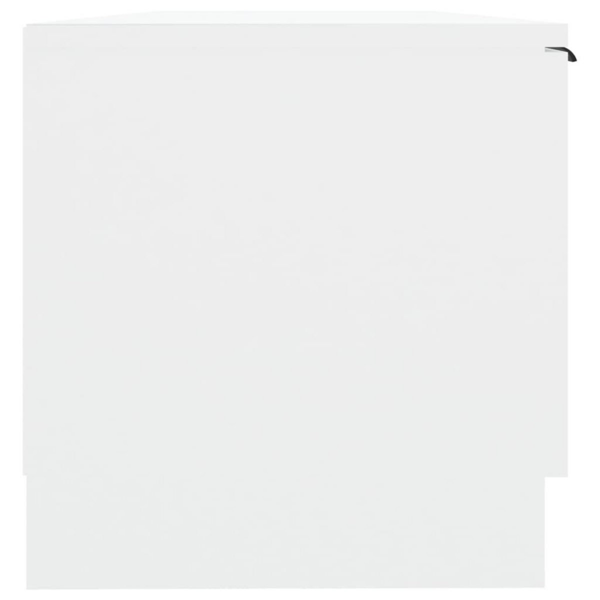 VIDAXL Meuble TV Blanc 102x35x36,5 cm Bois d'ingenierie