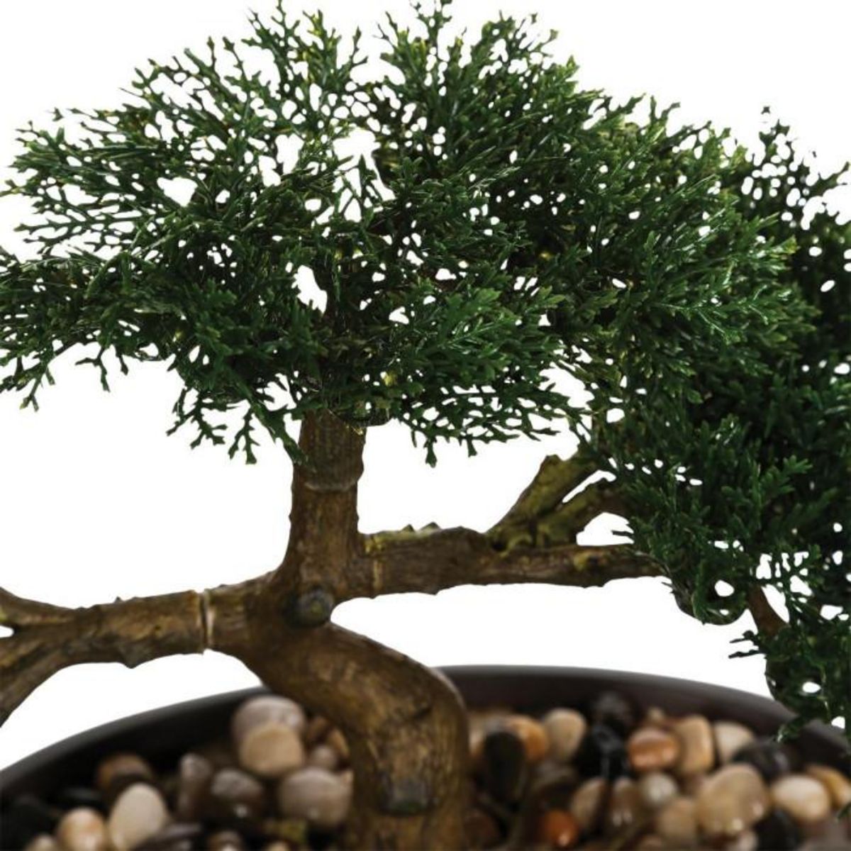 ATMOSPHERA Plante Artificielle en Pot  Bonsai  23cm Vert