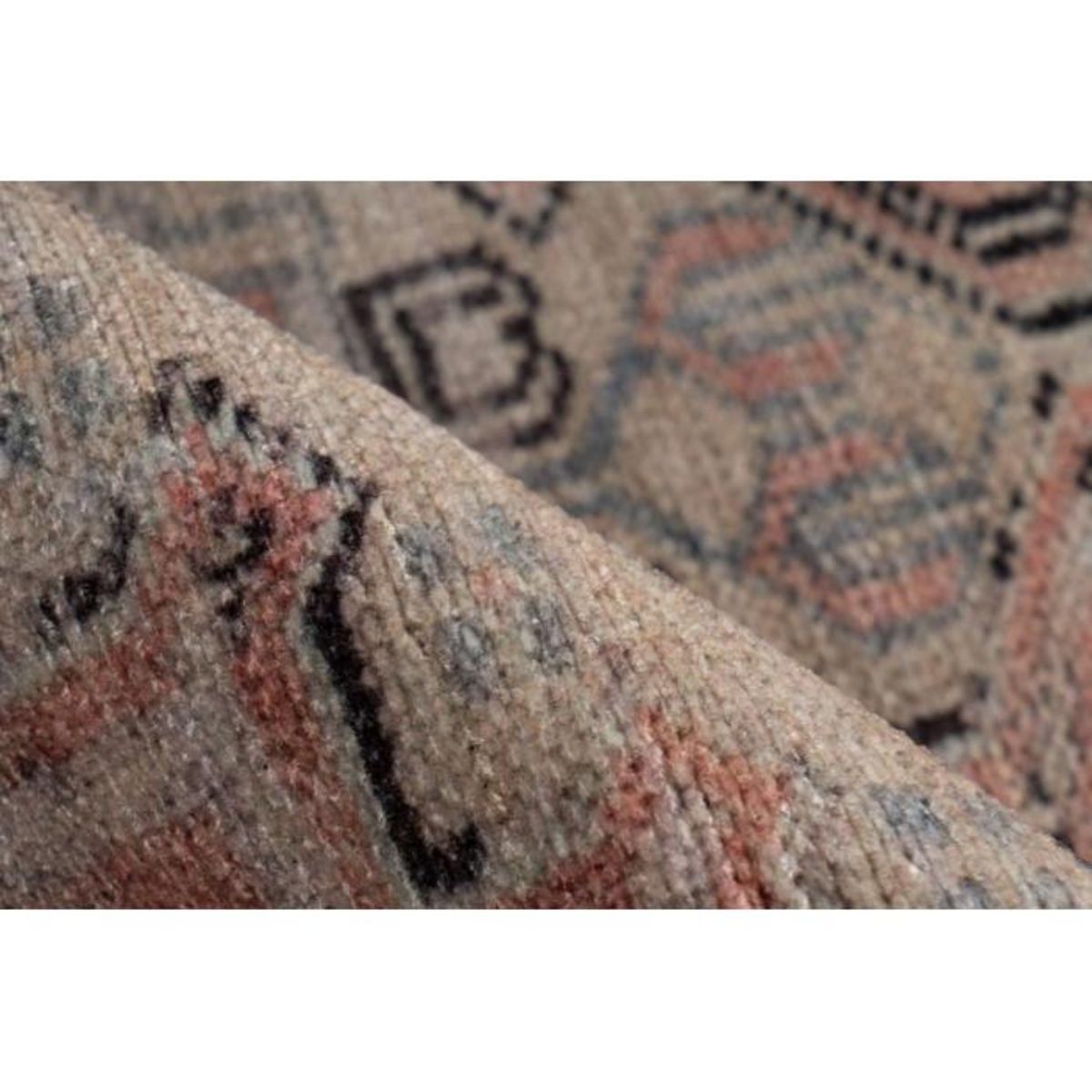 Paris Prix Tapis Vintage à Poils Courts  Toska  Multicolore