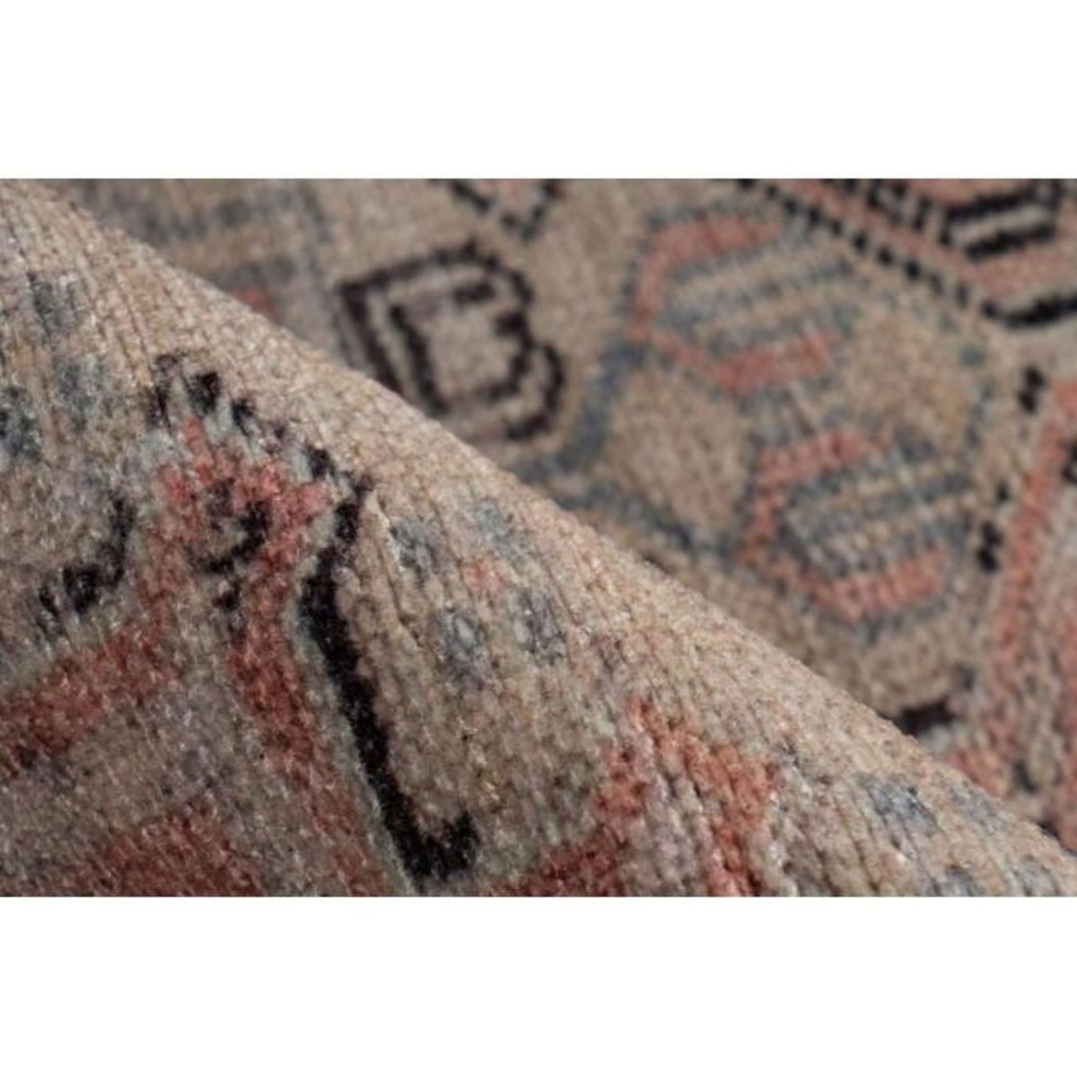 Paris Prix Tapis Vintage à Poils Courts  Toska  Multicolore