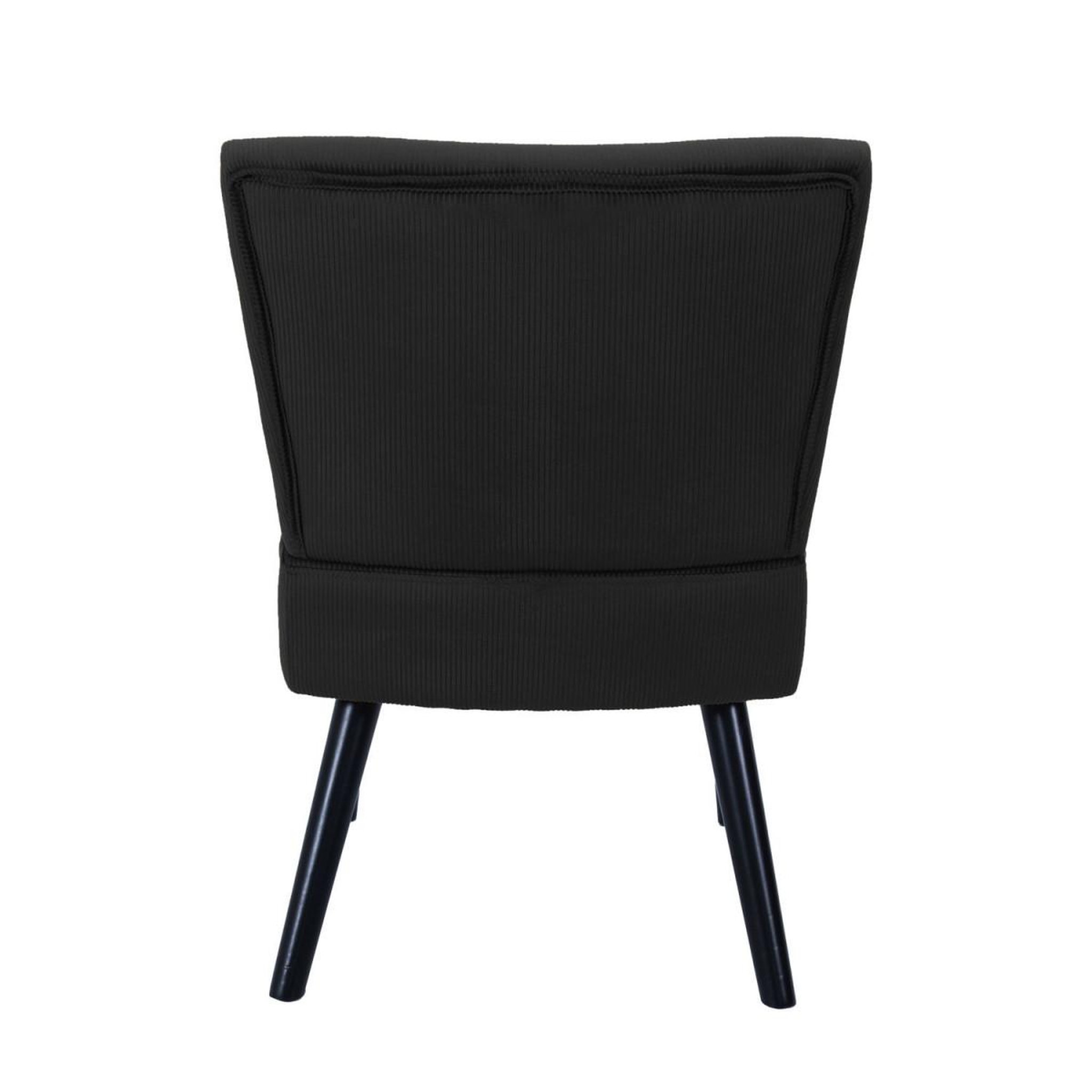 Voir la diapositive 6 : The Home Deco Factory Fauteuil crapaud  giulia  76cm noir