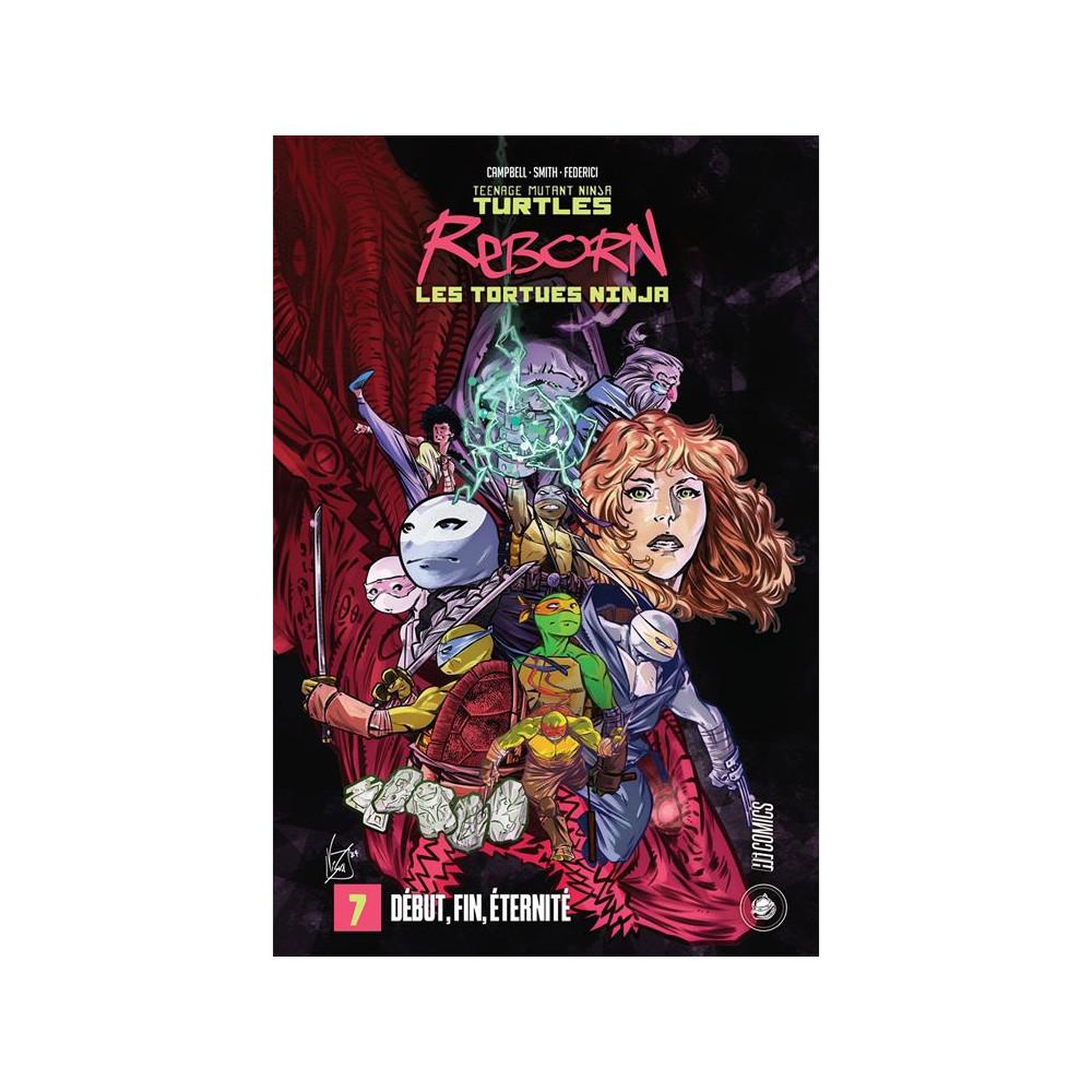 Comic en français tmnt reborn volume 7 « début, fin, éternité » relié donatello et l'apocalypse d'armaggon