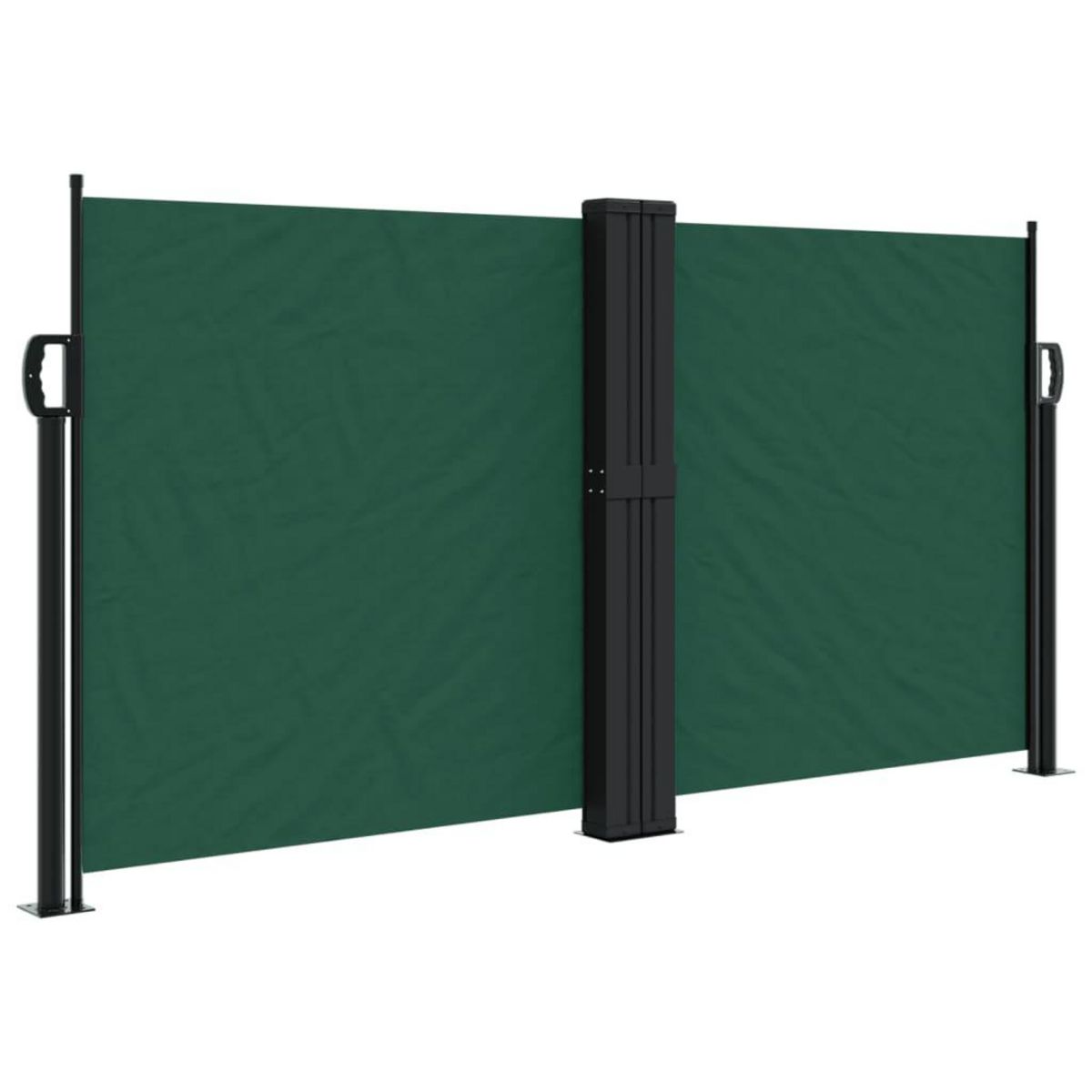 VIDAXL Auvent lateral retractable vert fonce 120x600 cm