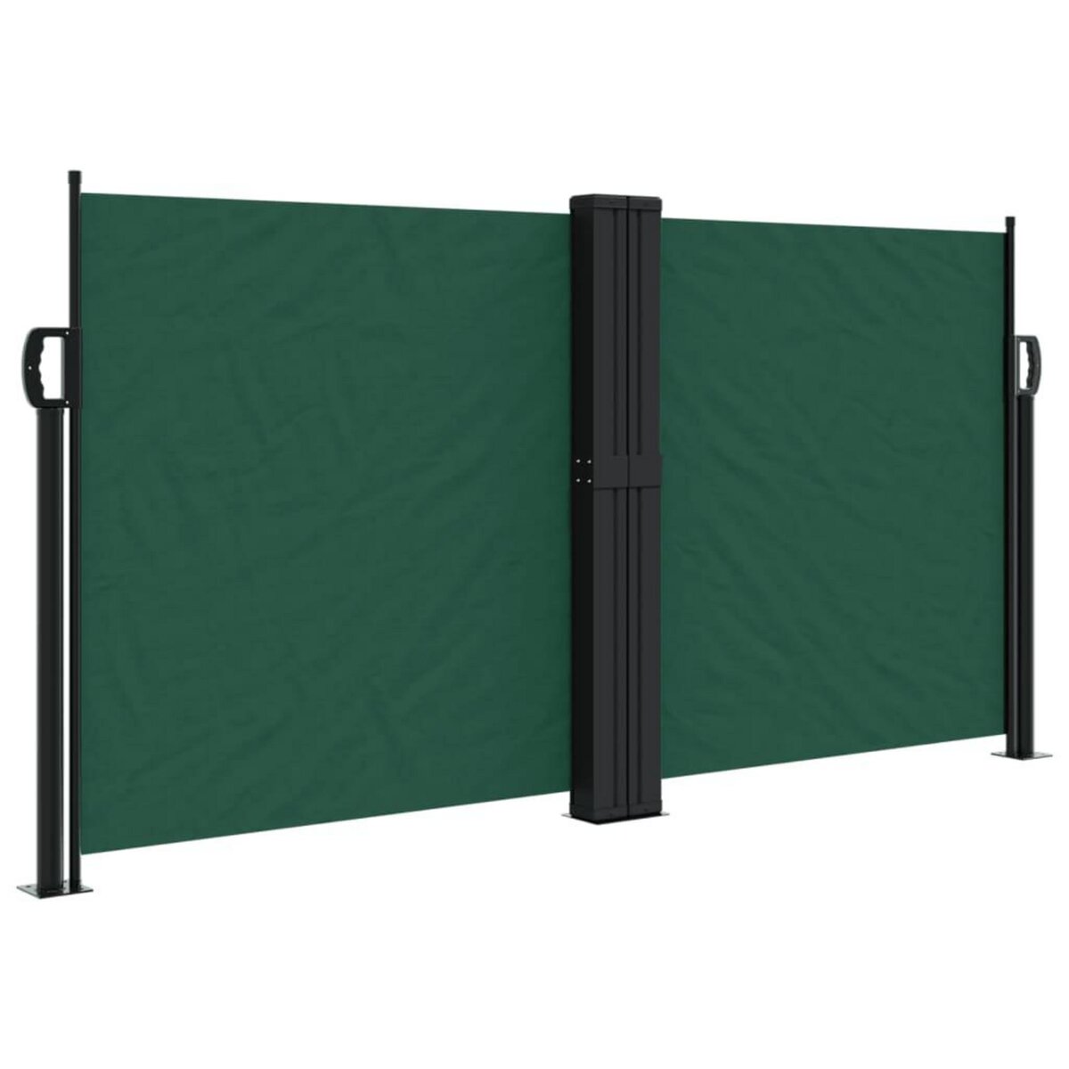 VIDAXL Auvent lateral retractable vert fonce 120x600 cm