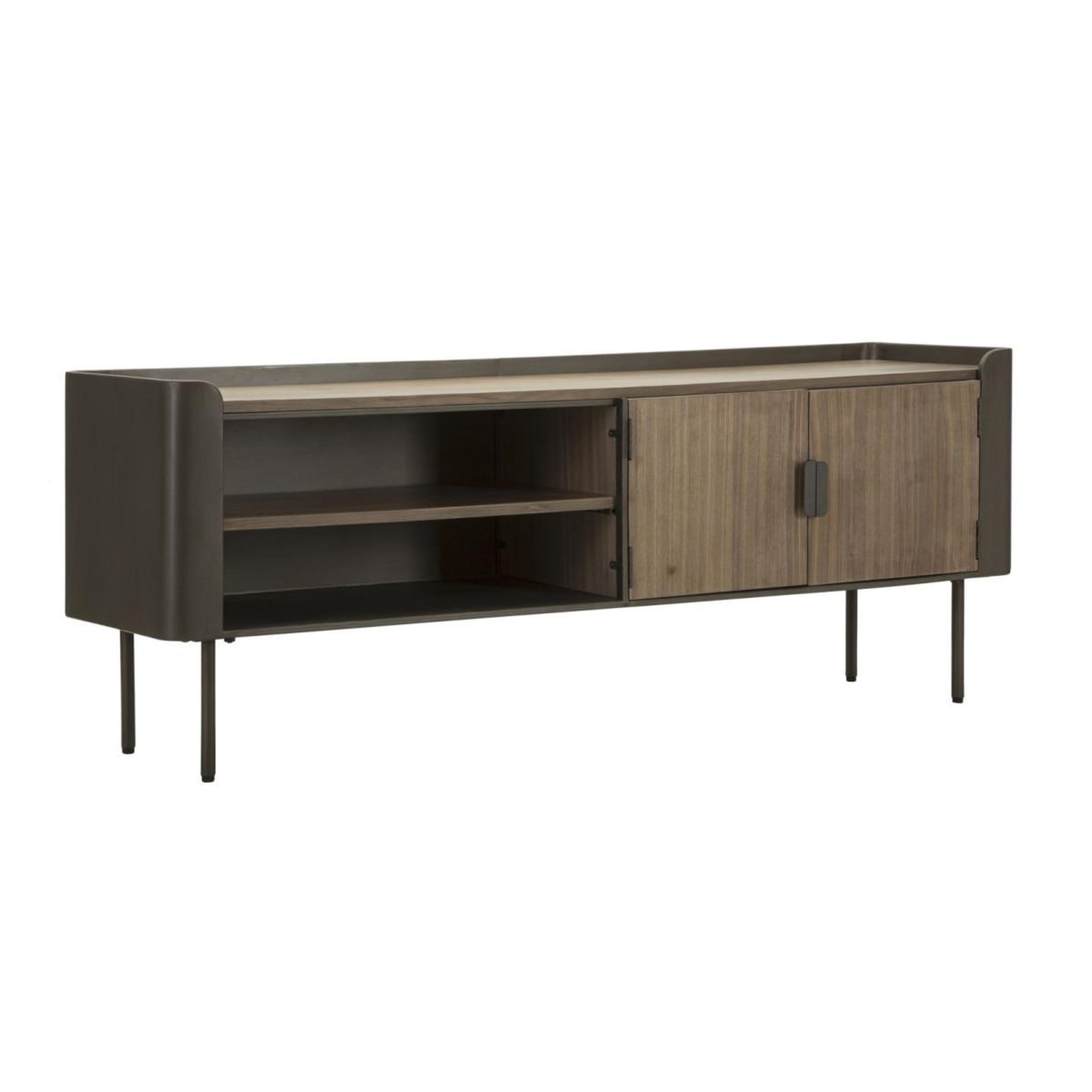 Paris Prix Meuble tv 2 portes en bois  toronto  150cm naturel