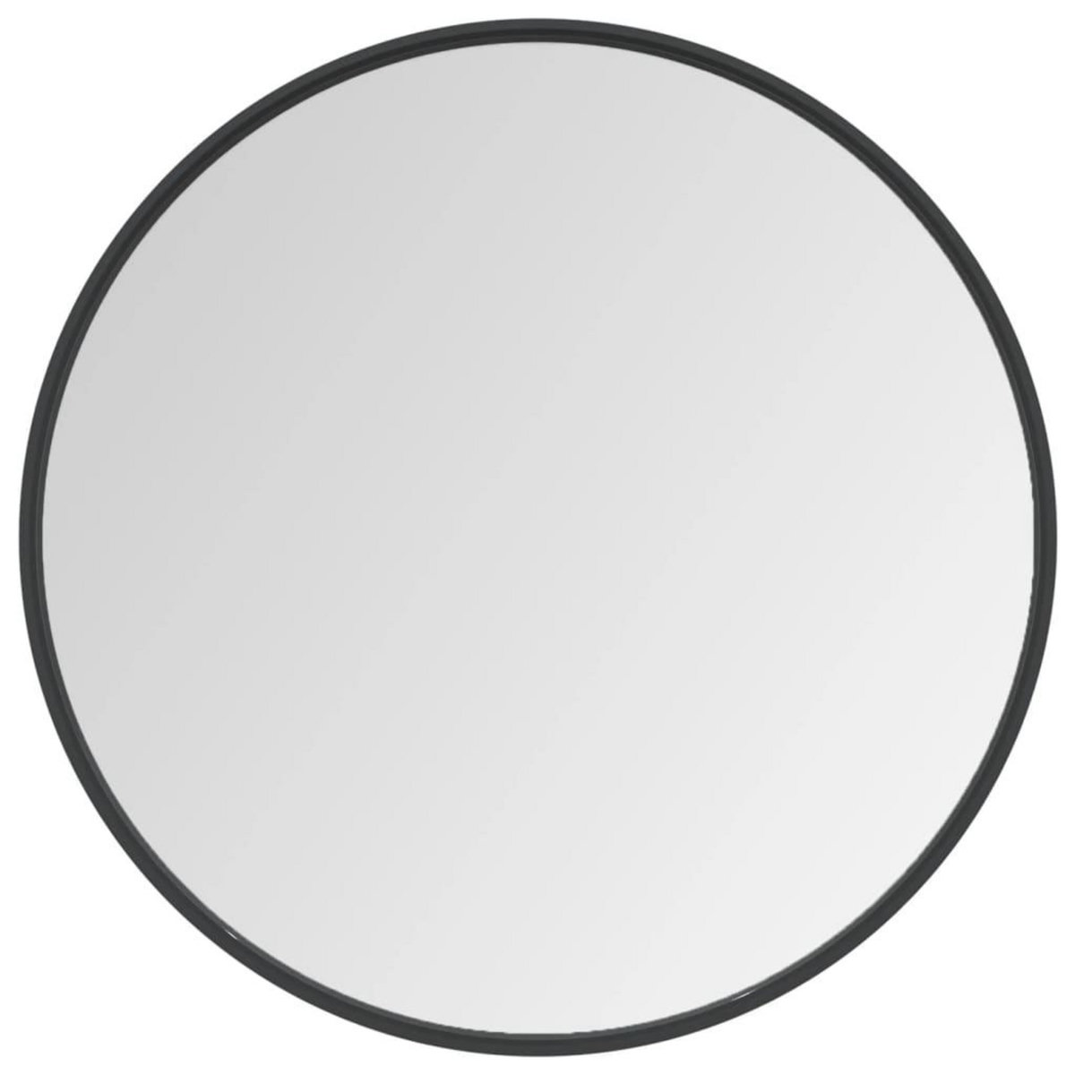 VIDAXL Miroir mural Noir 60 cm