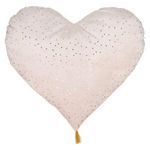 Atmosphera Kids Coussin Déco Enfant  Cœur  40x45cm Rose
