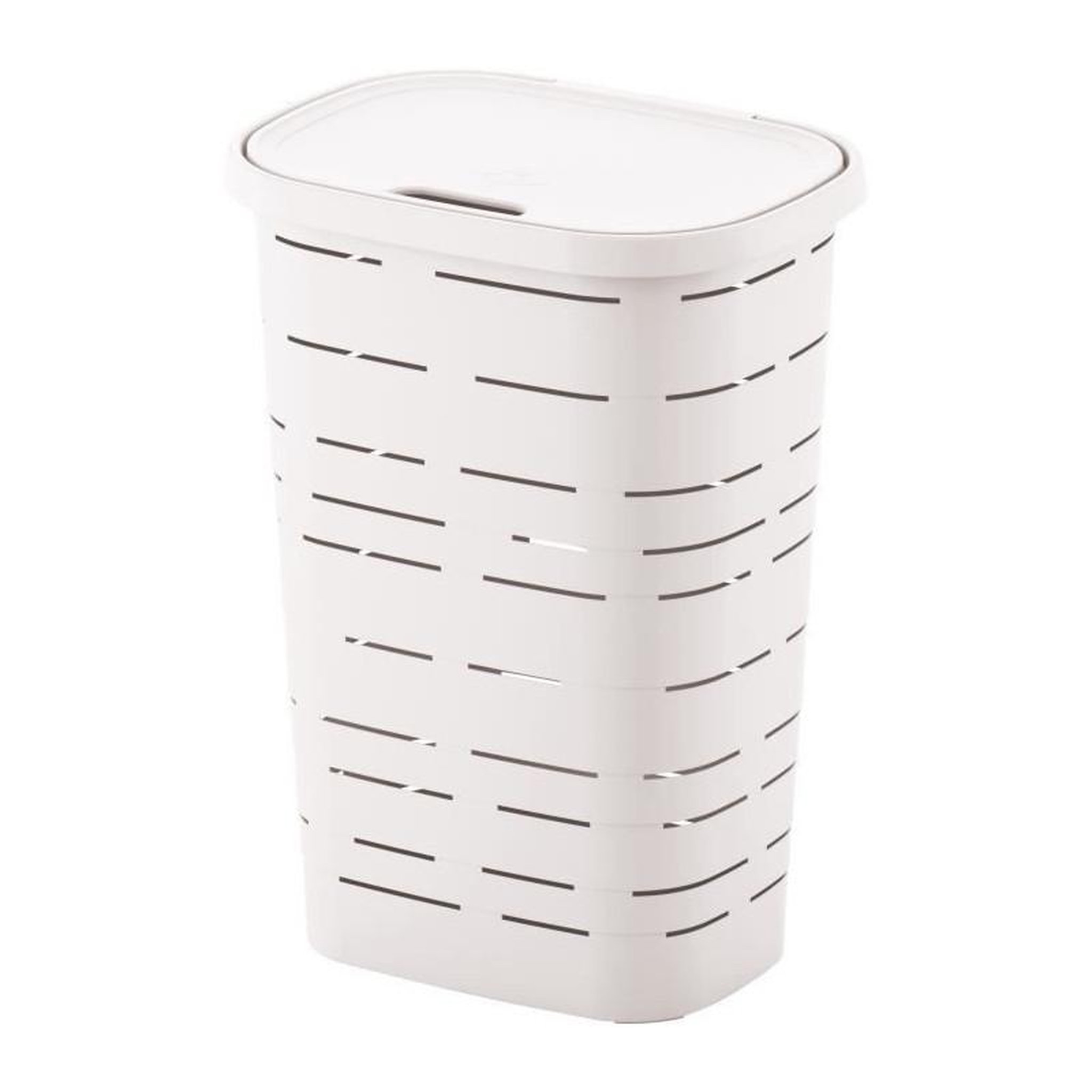 MHOME MHOME Coffre a linge - 55 L - Blanc