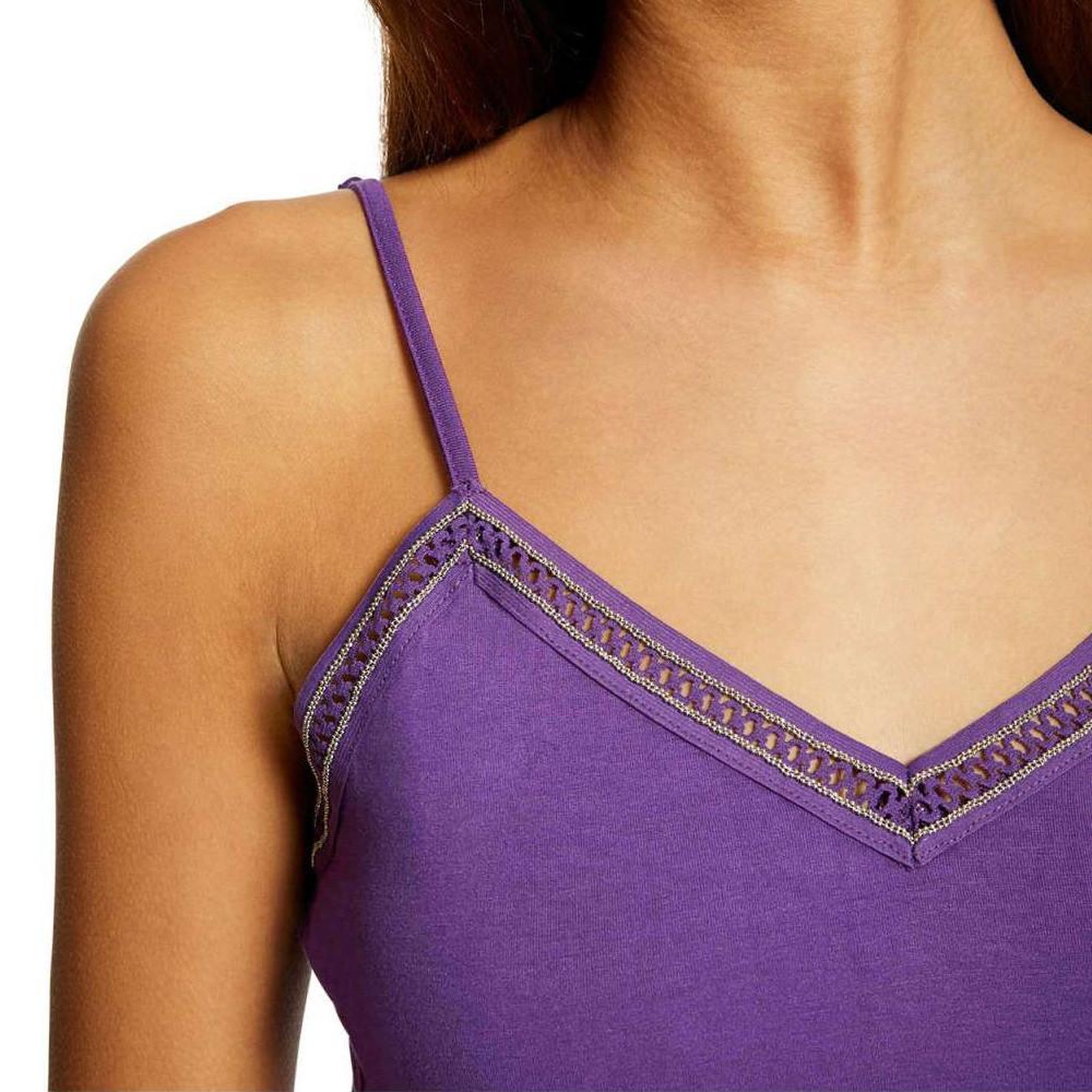 Voir la diapositive 3 : MORGAN Top Violet Femme Morgan Biks