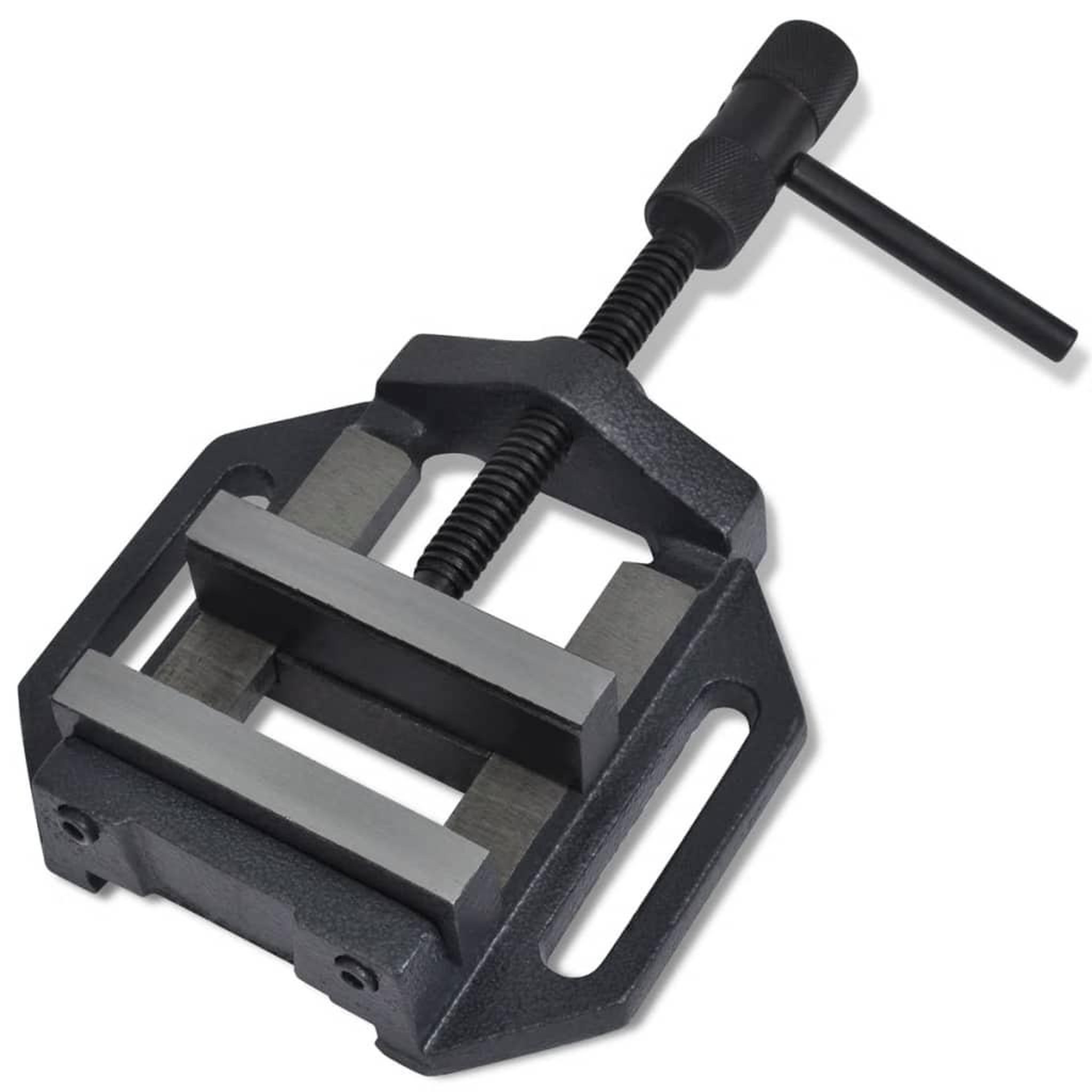 Voir la diapositive 2 : VIDAXL Etau de perceuse a pression manuelle 90 mm