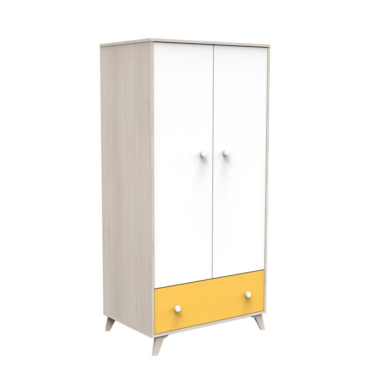 BABY PRICE Armoire 2 portes et 1 tiroir YUZU