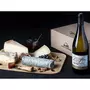 Dakotabox Box 4 fromages fermiers et vin à déguster chez soi - Coffret Cadeau Gastronomie