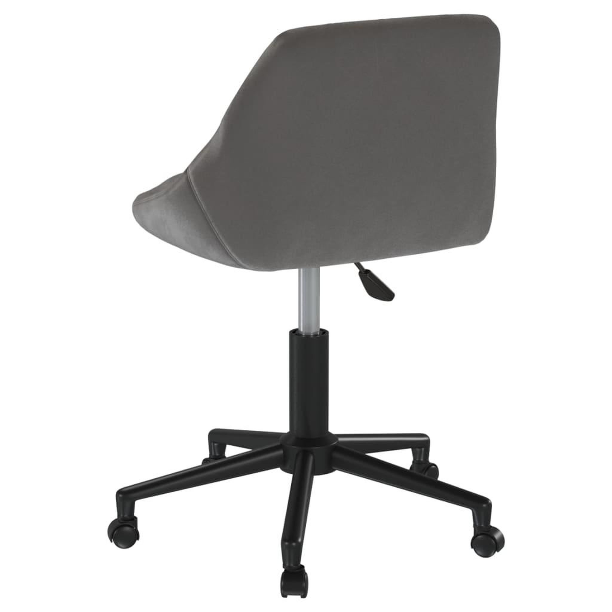 Voir la diapositive 4 : VIDAXL Chaise pivotante de salle a manger Gris fonce Velours