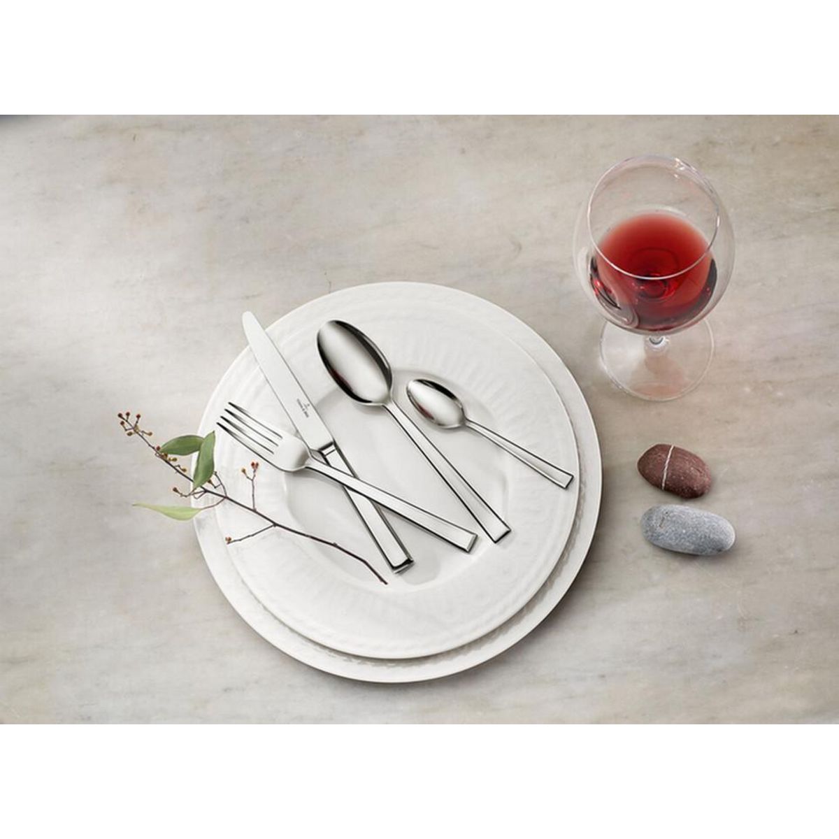 VILLEROY & BOCH Ménagère 24 pièces inox - 12-6350-9037