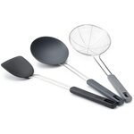Joseph Joseph Ustensile de cuisine Joseph Joseph Ensemble de 3 ustensiles compacts Nest Fusion pour wok