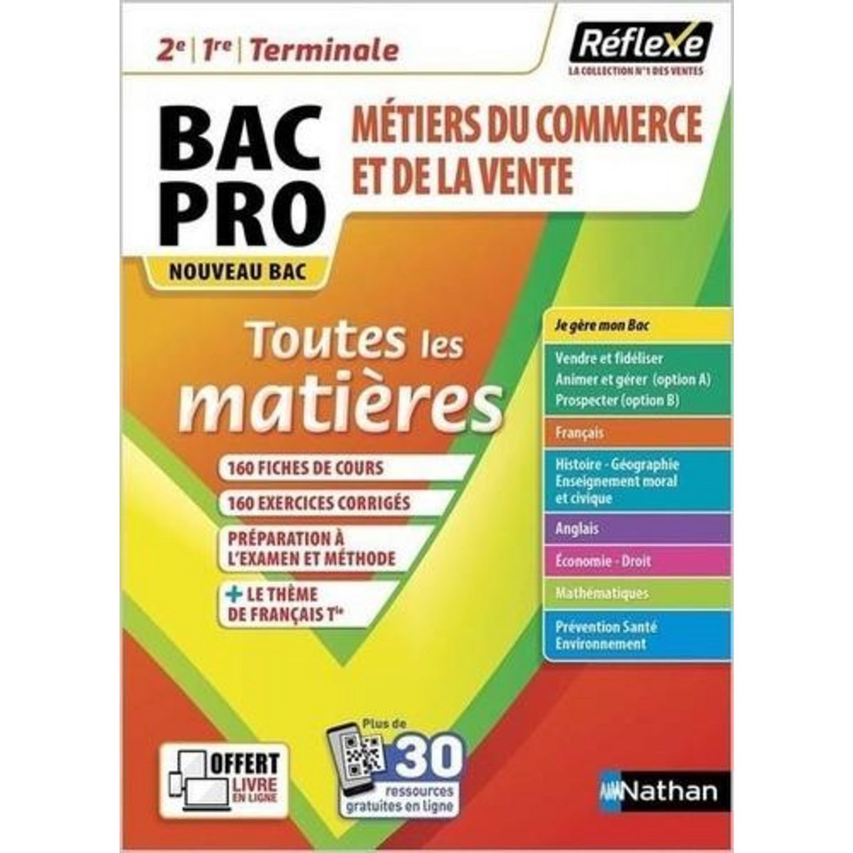 TOUTES LES MATIERES 2ND, 1RE, TLE BAC PRO METIERS DU COMMERCE ET DE LA VENTE. EDITION 2021, Beddeleem Dominique