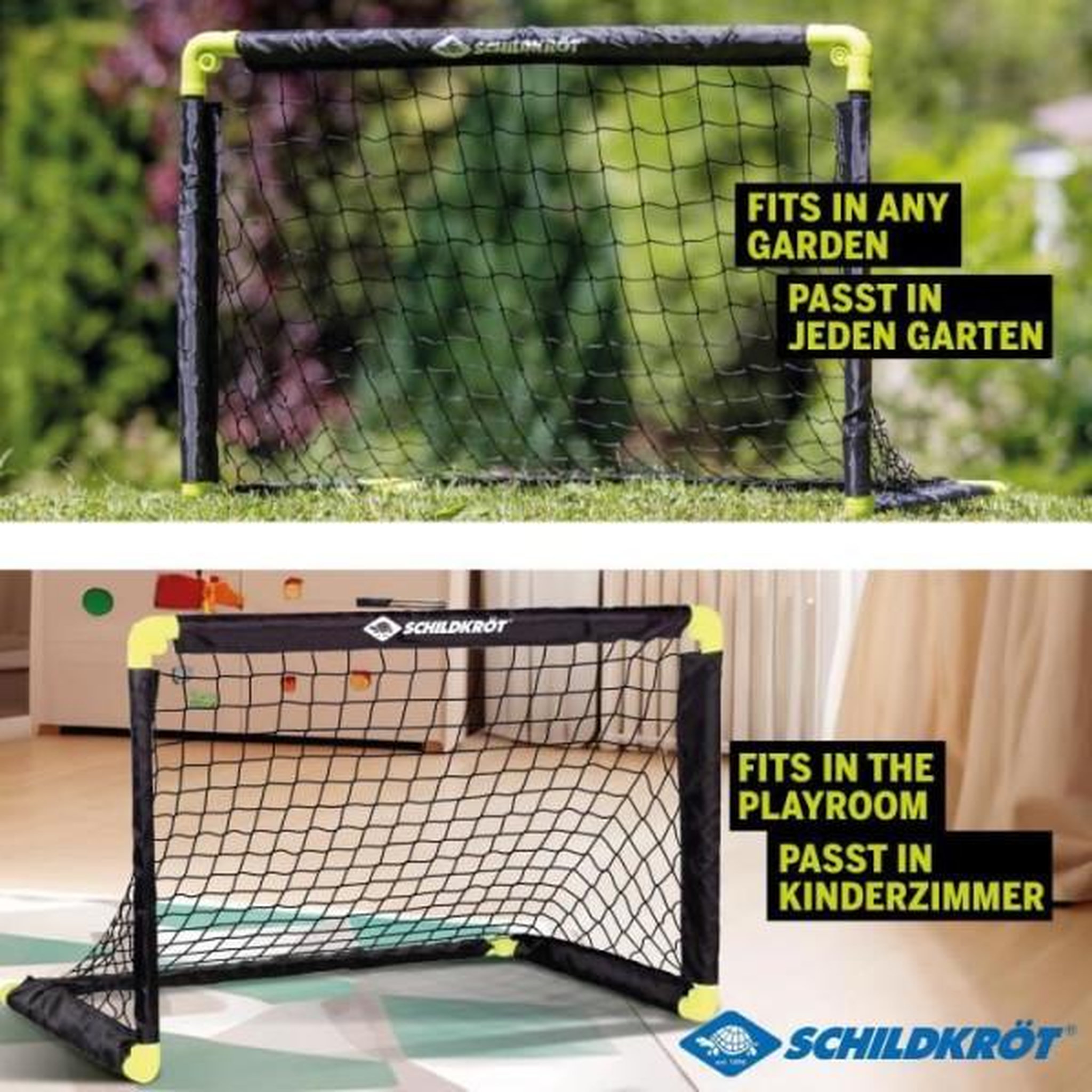 Voir la diapositive 5 : SCHILDKROT Jeu d eau et de plage Schildkröt Funsport Folding Soccer Goal