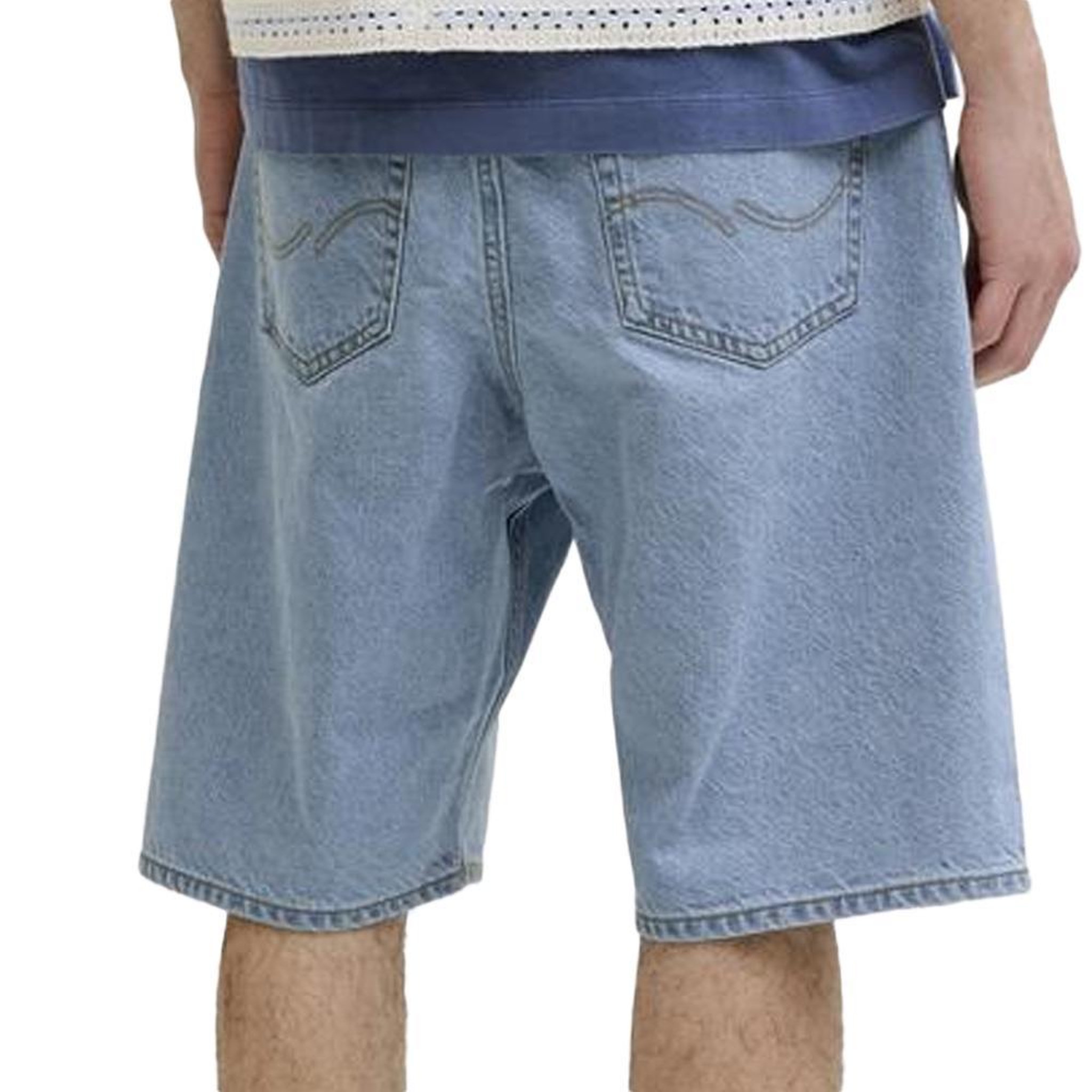 Voir la diapositive 5 : Jack & Jones Short en jean baggy bleu homme jack & jones original
