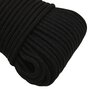 Voir la diapositive 4 : VIDAXL Corde de travail Noir 4 mm 100 m Polyester
