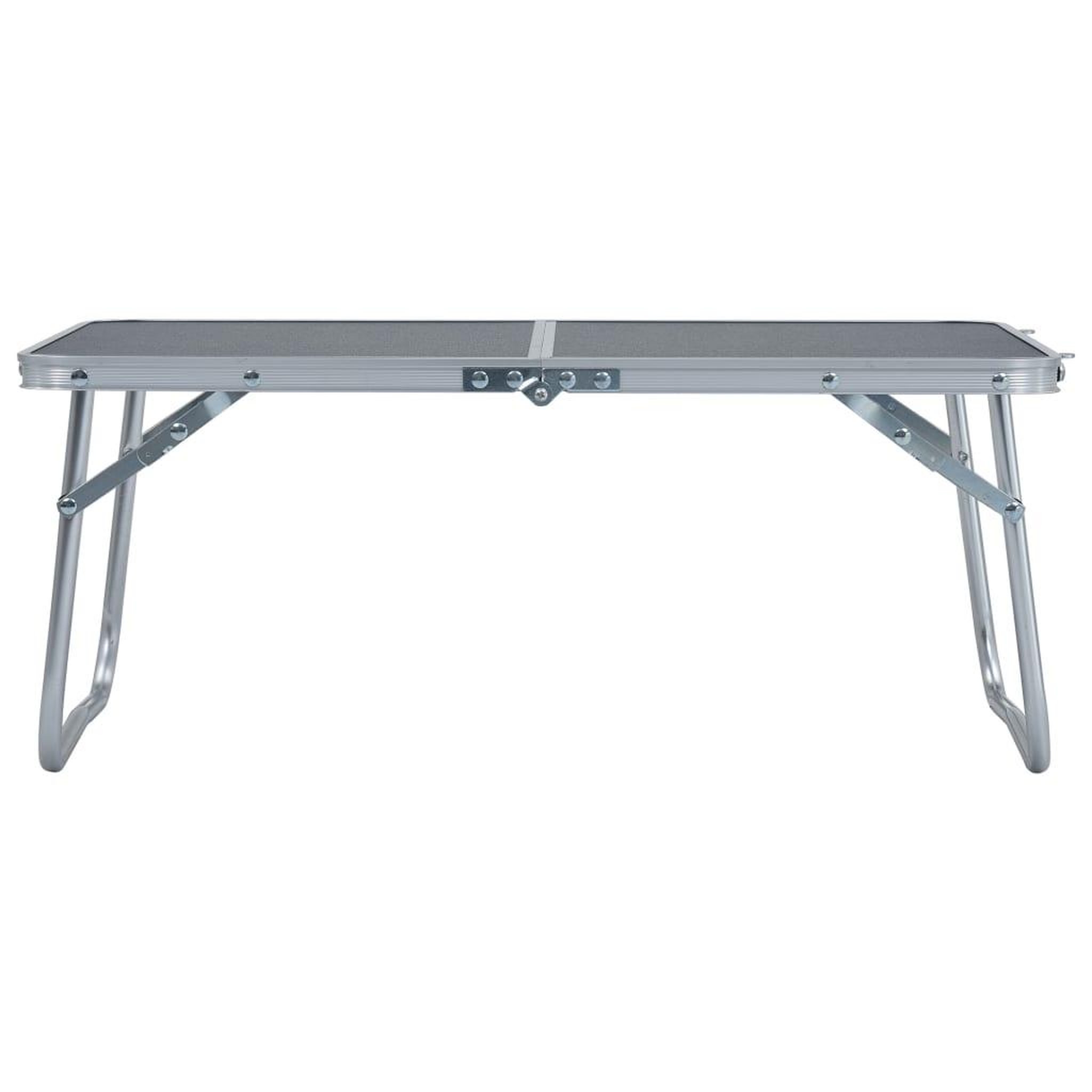 Voir la diapositive 2 : VIDAXL Table pliable de camping Gris Aluminium 60x40 cm