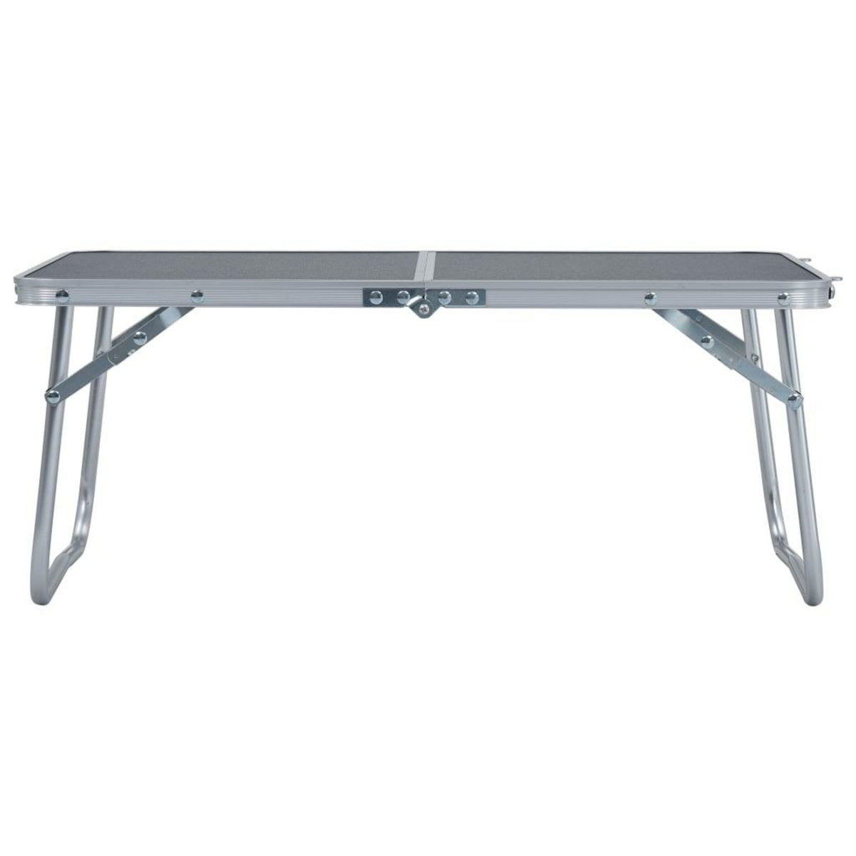 VIDAXL Table pliable de camping Gris Aluminium 60x40 cm