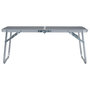Voir la diapositive 2 : VIDAXL Table pliable de camping Gris Aluminium 60x40 cm