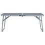 Voir la diapositive 2 : VIDAXL Table pliable de camping Gris Aluminium 60x40 cm