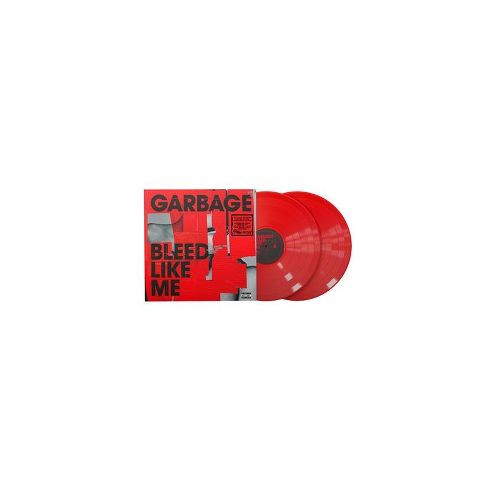Vinyle 2 lp remastérisé 2024 garbage bleed like me édition rouge transparent deluxe