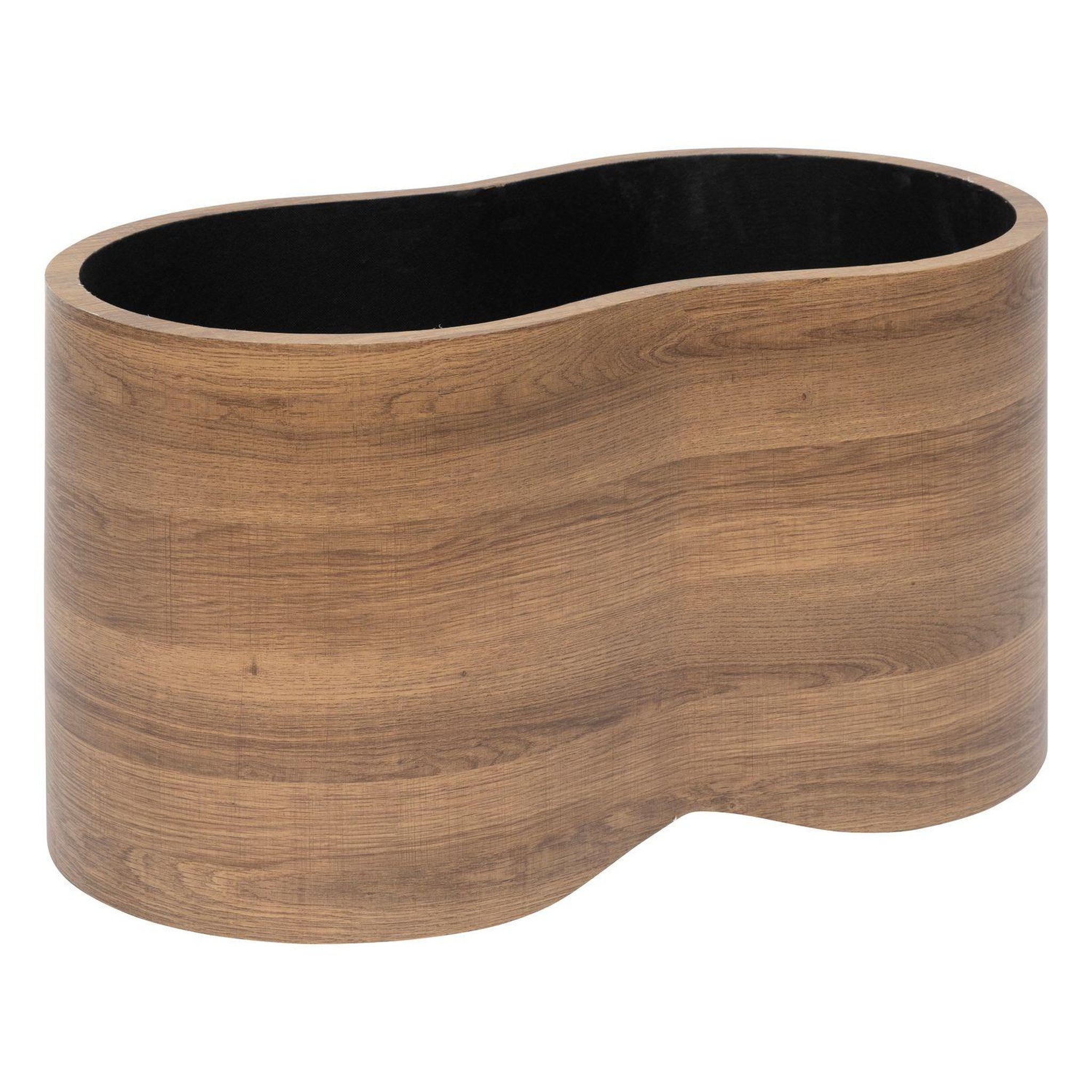 Voir la diapositive 4 : ATMOSPHERA Ensemble de 2 bancs coffres effet bois et bouclette loe - blanc