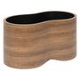 Voir la diapositive 4 : ATMOSPHERA Ensemble de 2 bancs coffres effet bois et bouclette LOE - Blanc