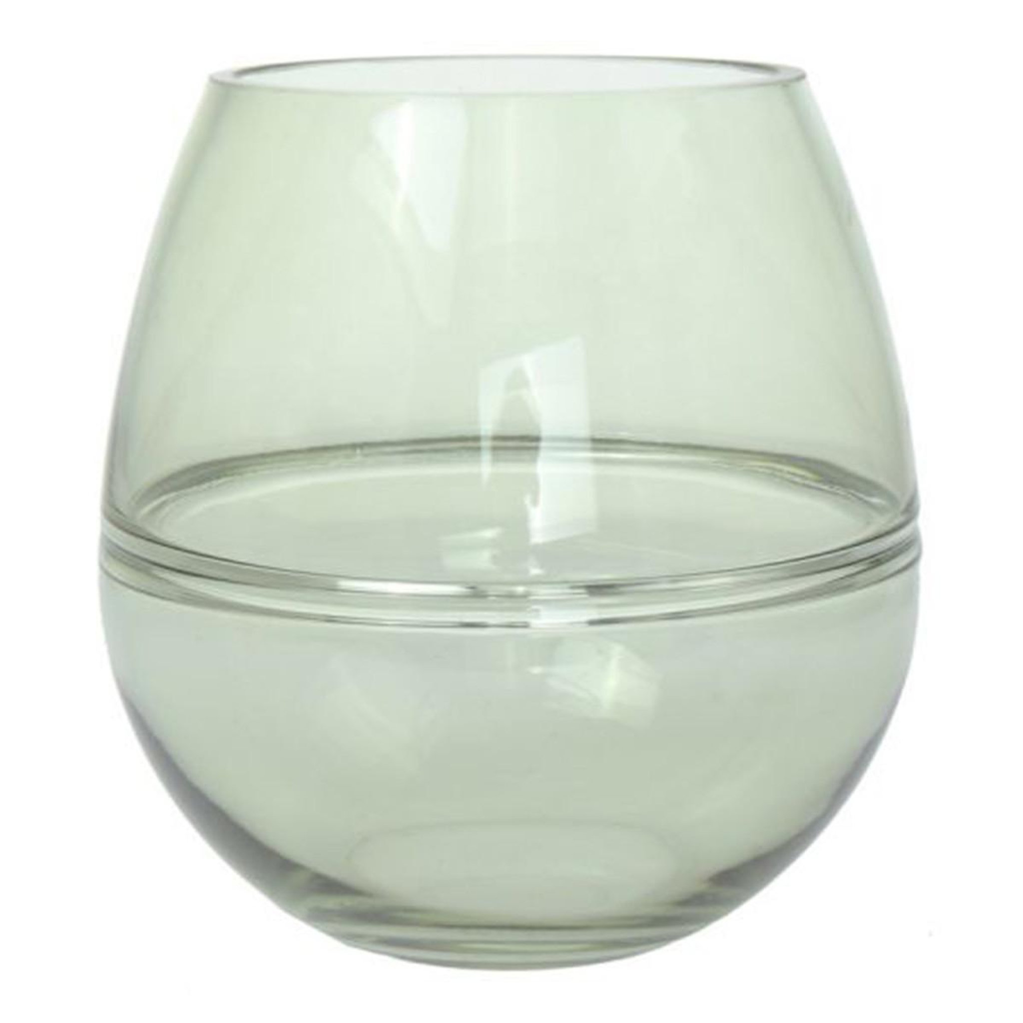 Paris Prix Vase design en verre soufflé  diney  17cm vert