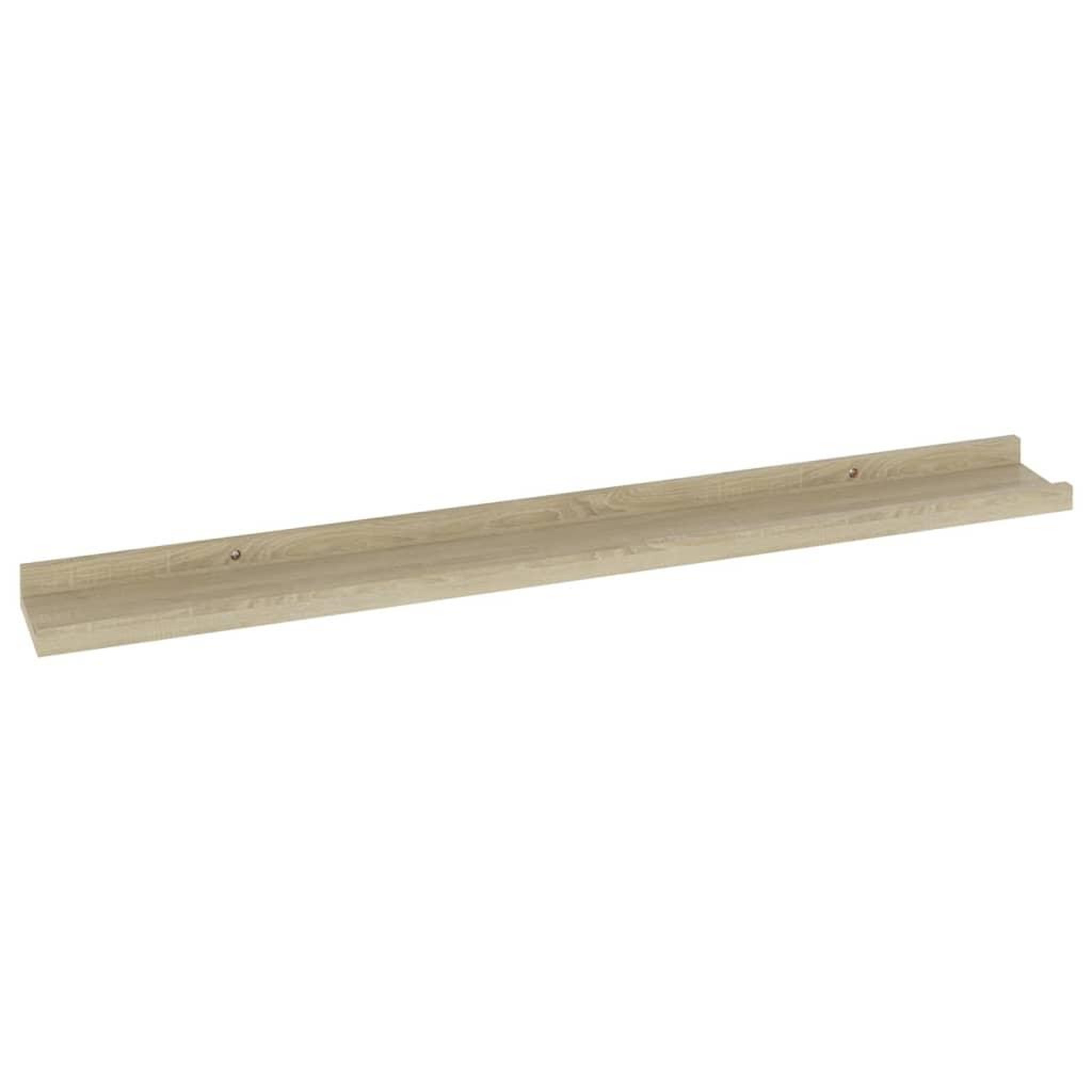 Voir la diapositive 5 : VIDAXL Etageres murales 2 pcs chene sonoma 80x9x3 cm